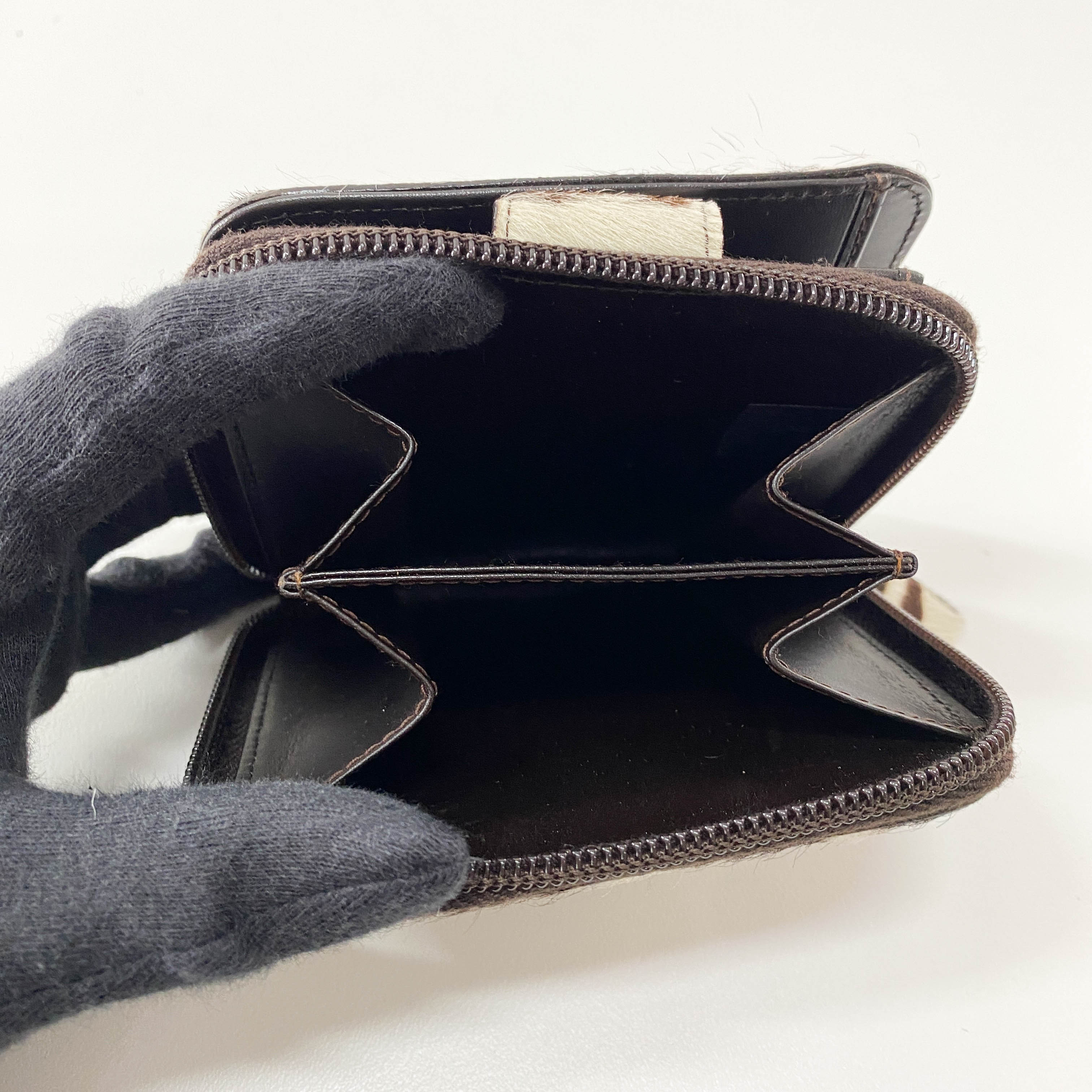 Zebra Print Pony Hair Purse