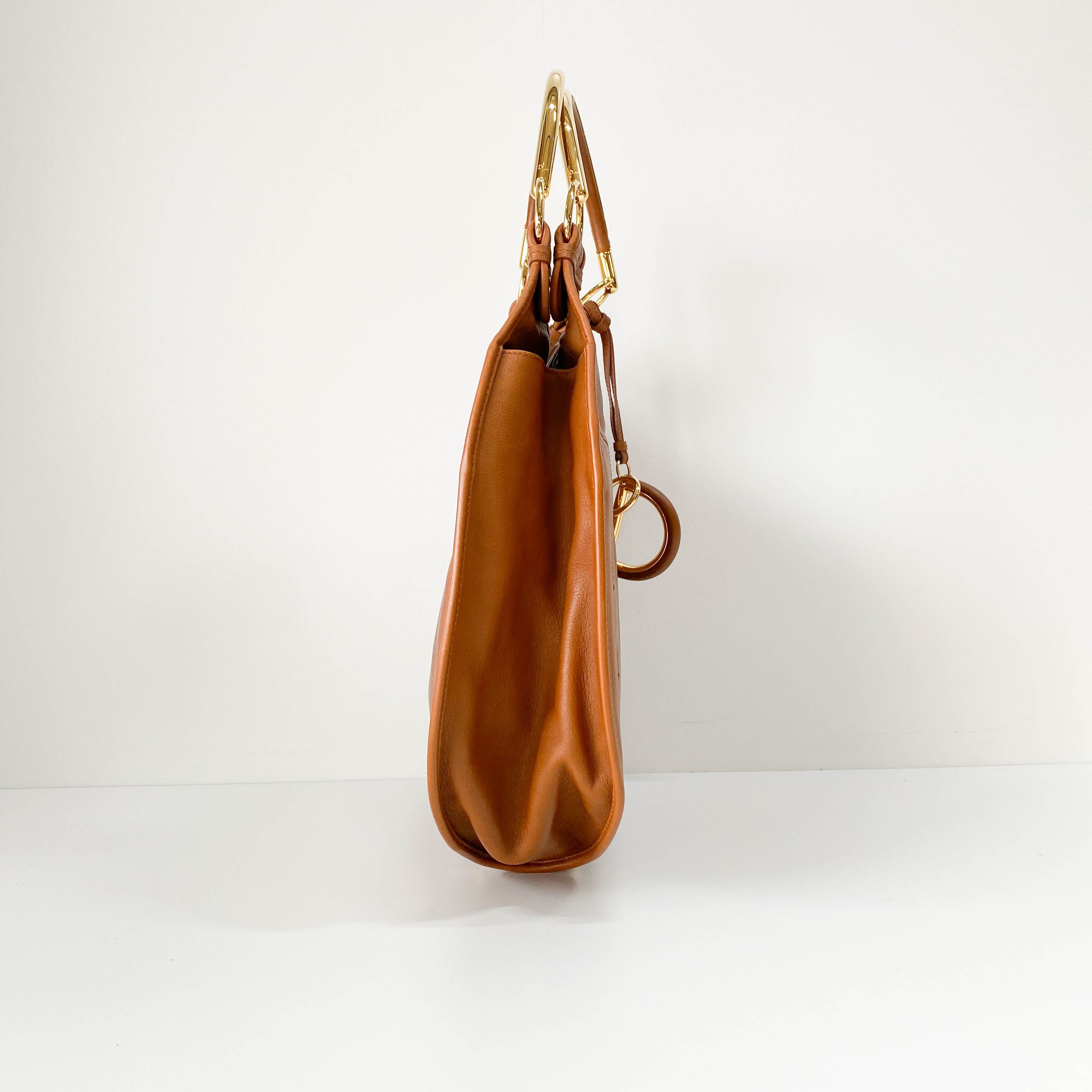 Brown Leather Tote Bag