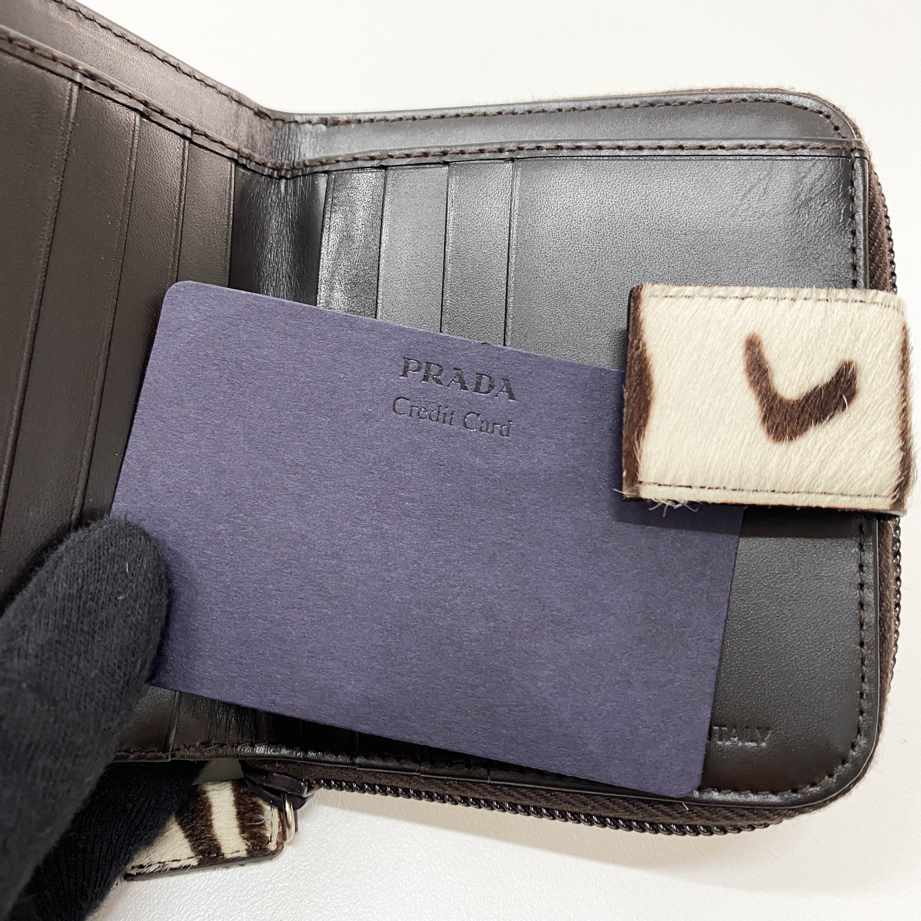 Zebra Print Pony Hair Purse