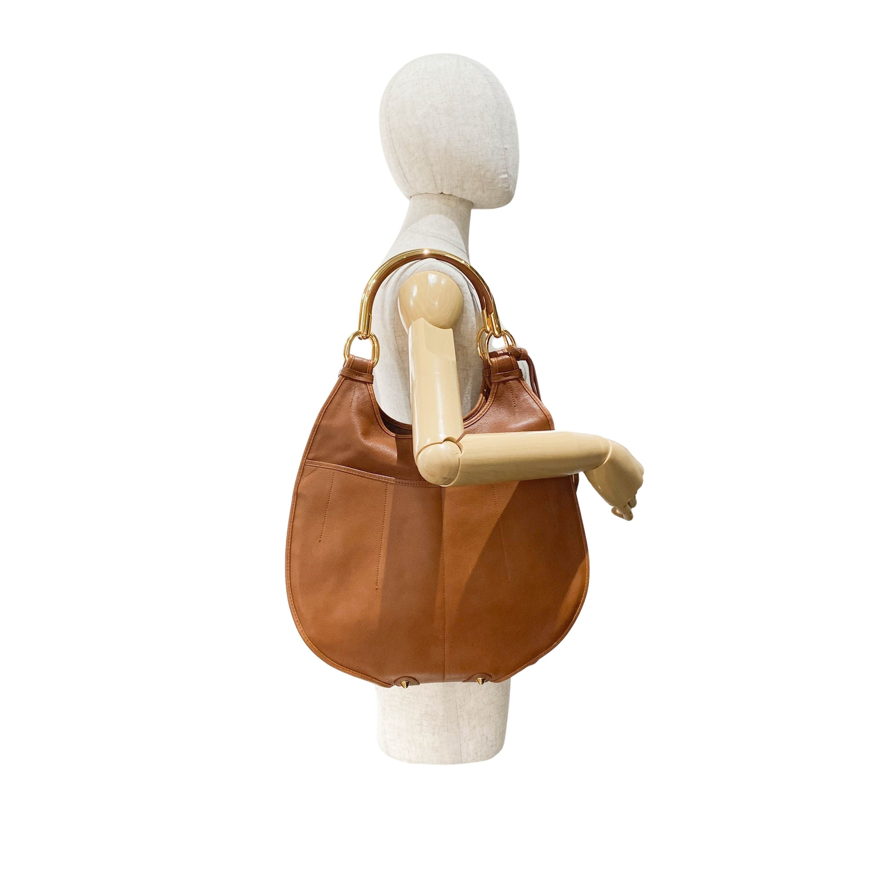 Brown Leather Tote Bag