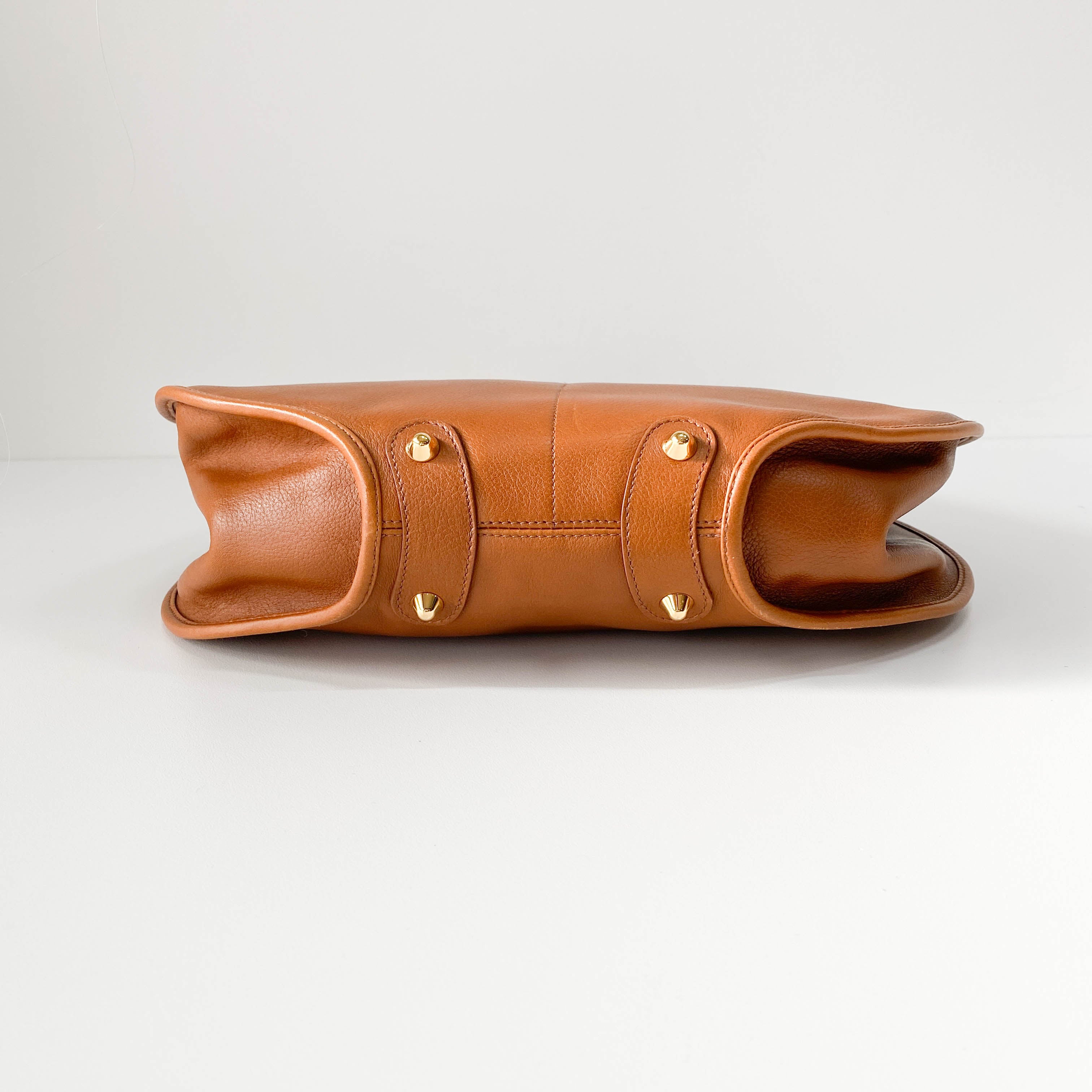 Brown Leather Tote Bag