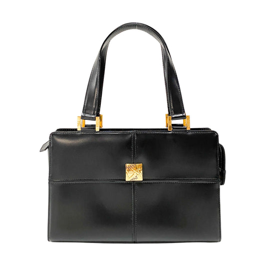 Black Leather Two Way Bag