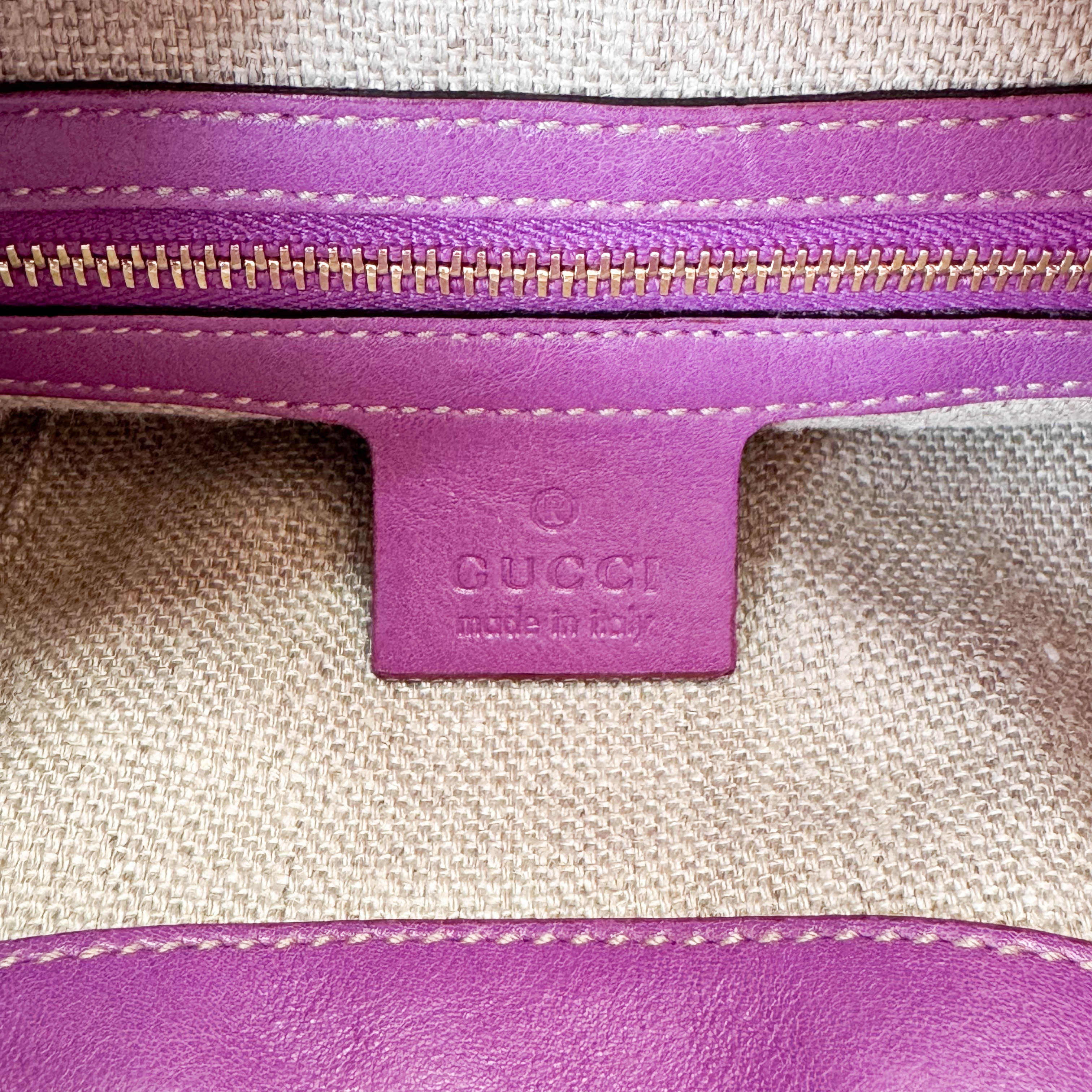 Fucsia Floral Jackie Shoulder Bag