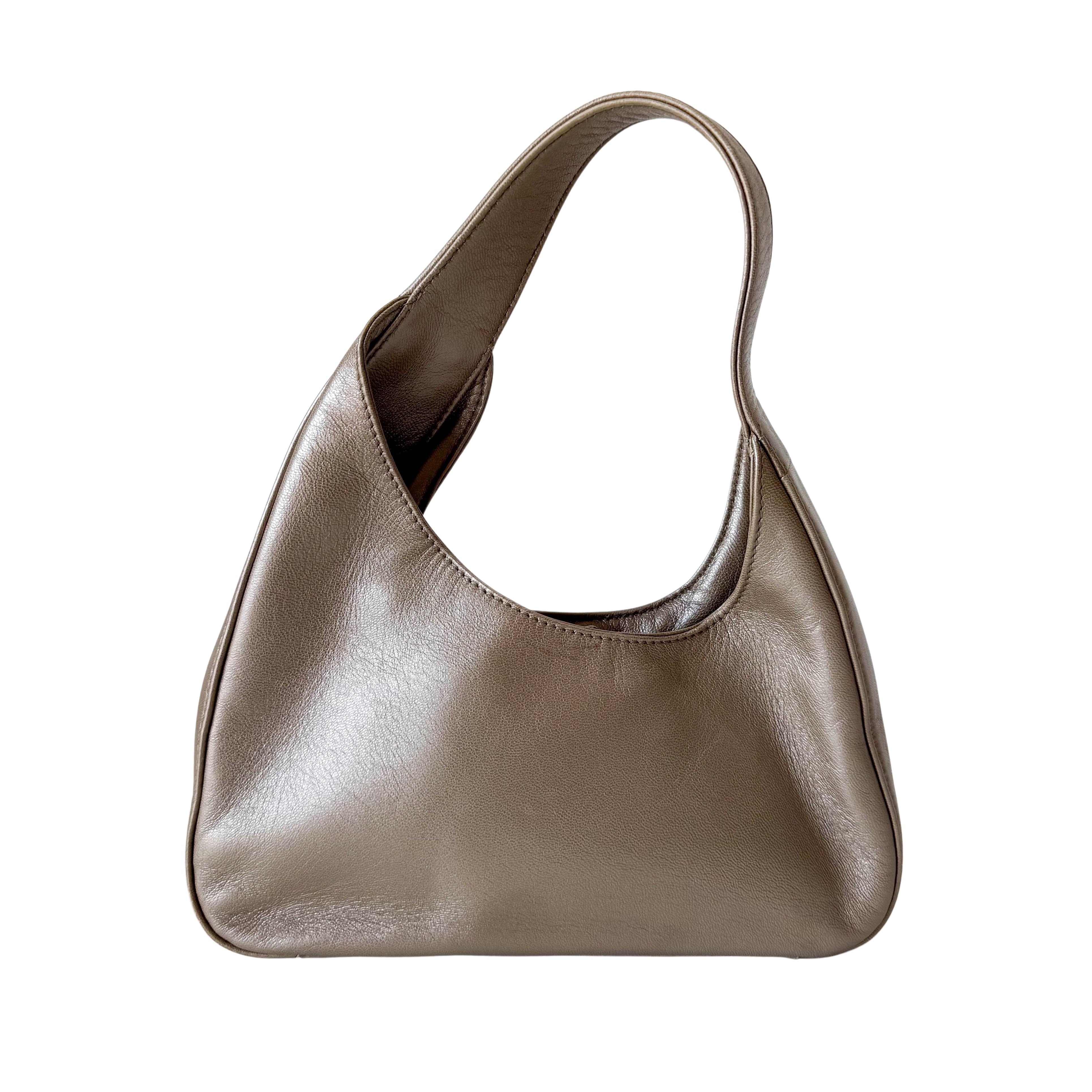 Champagne Gold Mini Hobo Bag