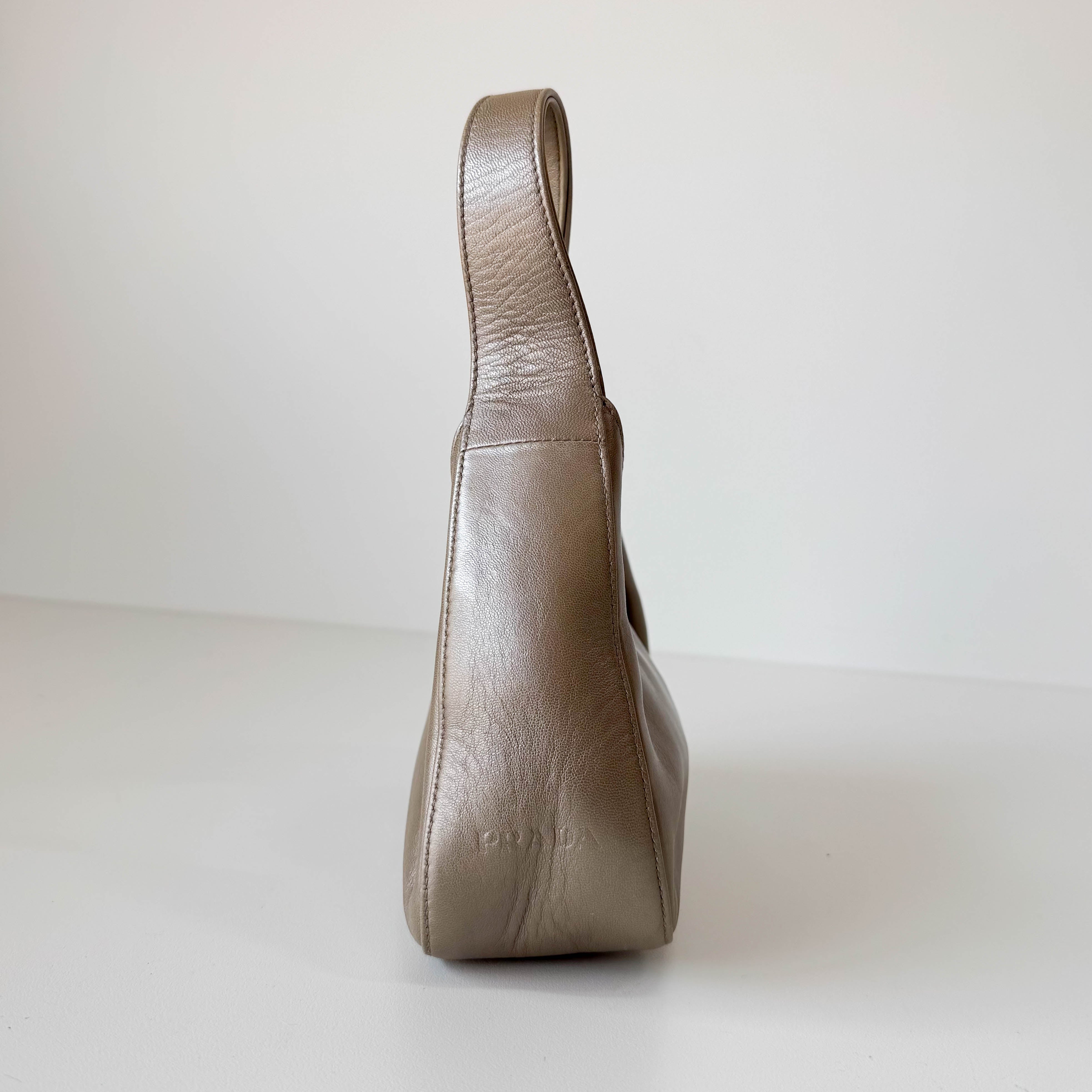 Champagne Gold Mini Hobo Bag