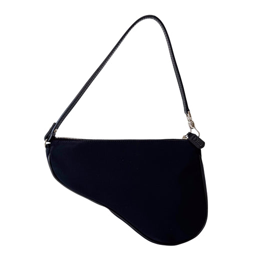 Saddle Mini Multi-colour Roses Nylon Shoulder Bag