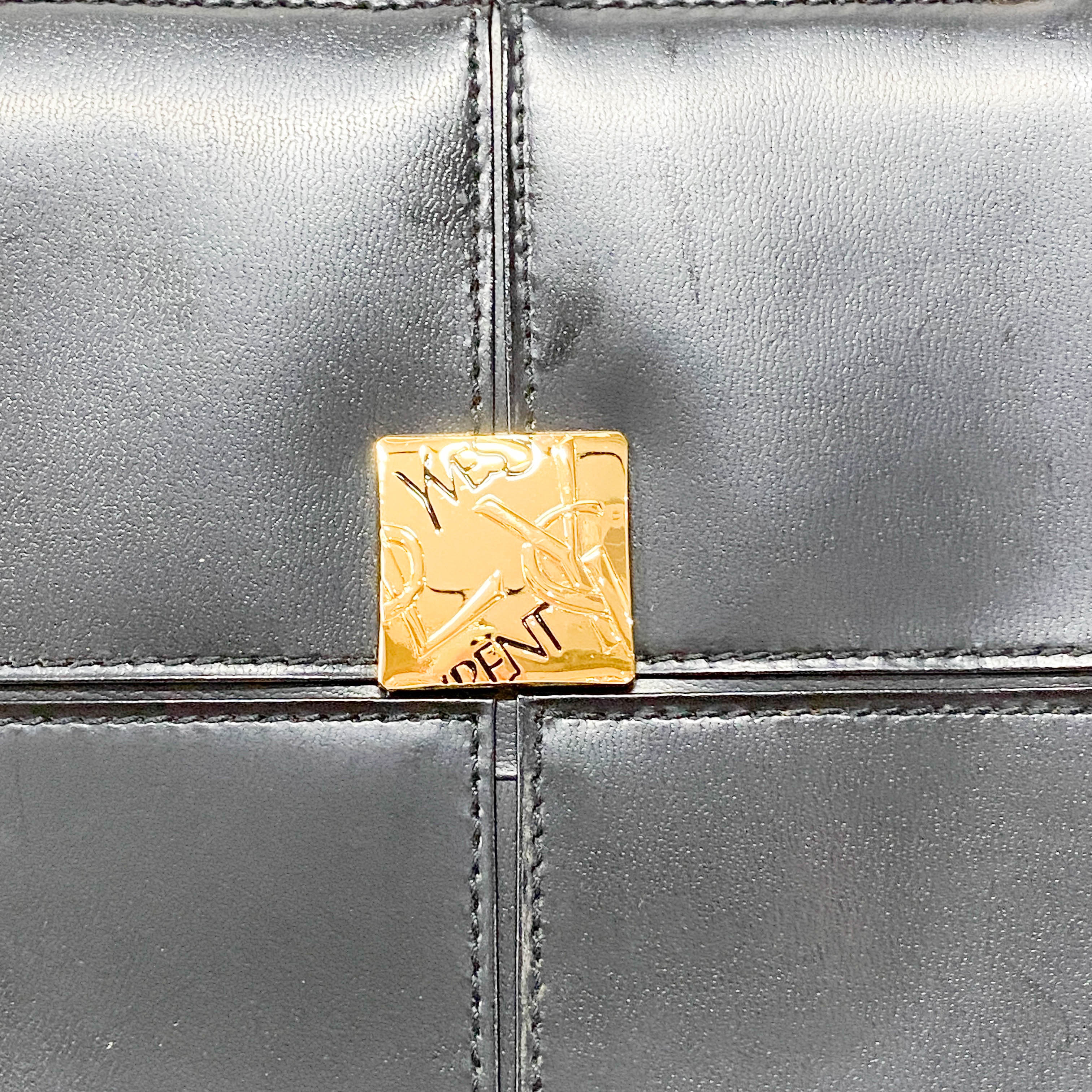 Black Leather Two Way Bag