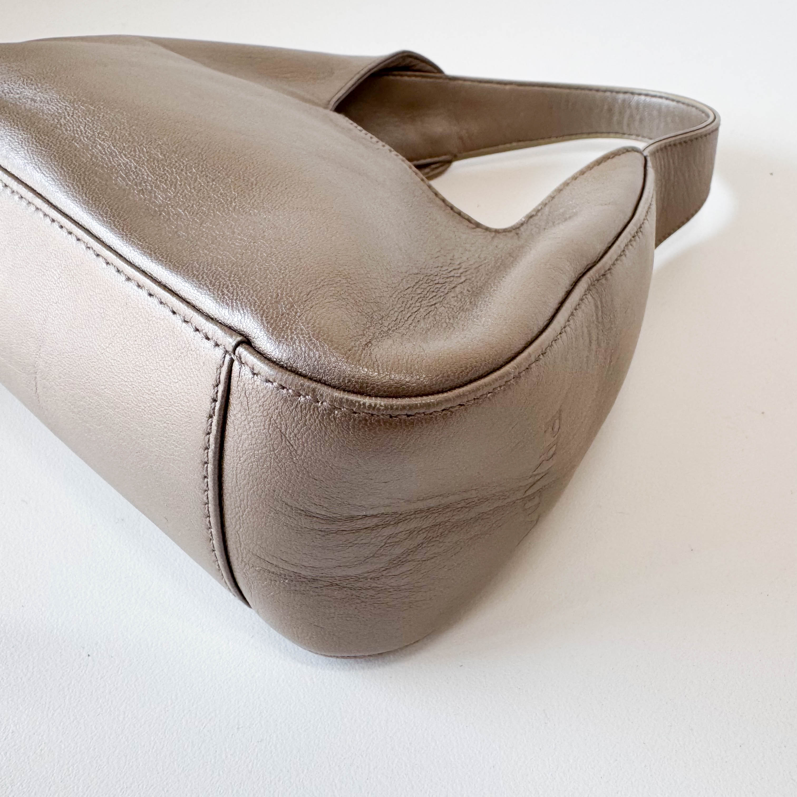 Champagne Gold Mini Hobo Bag