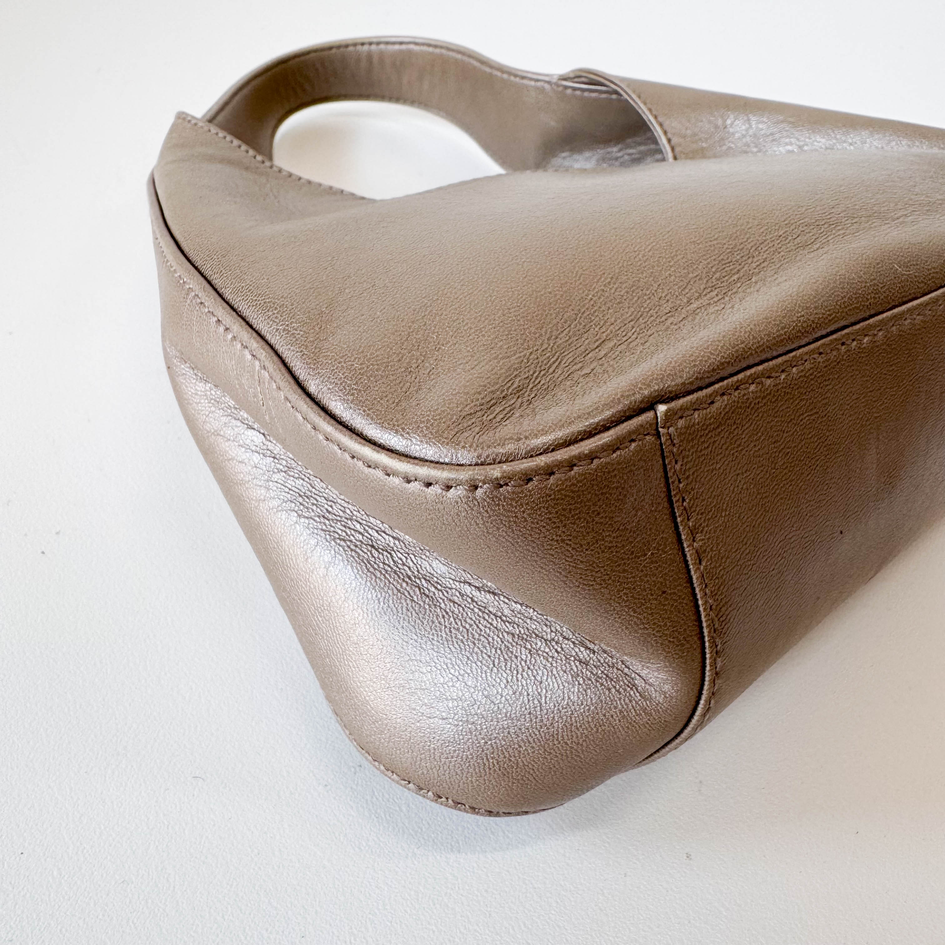 Champagne Gold Mini Hobo Bag