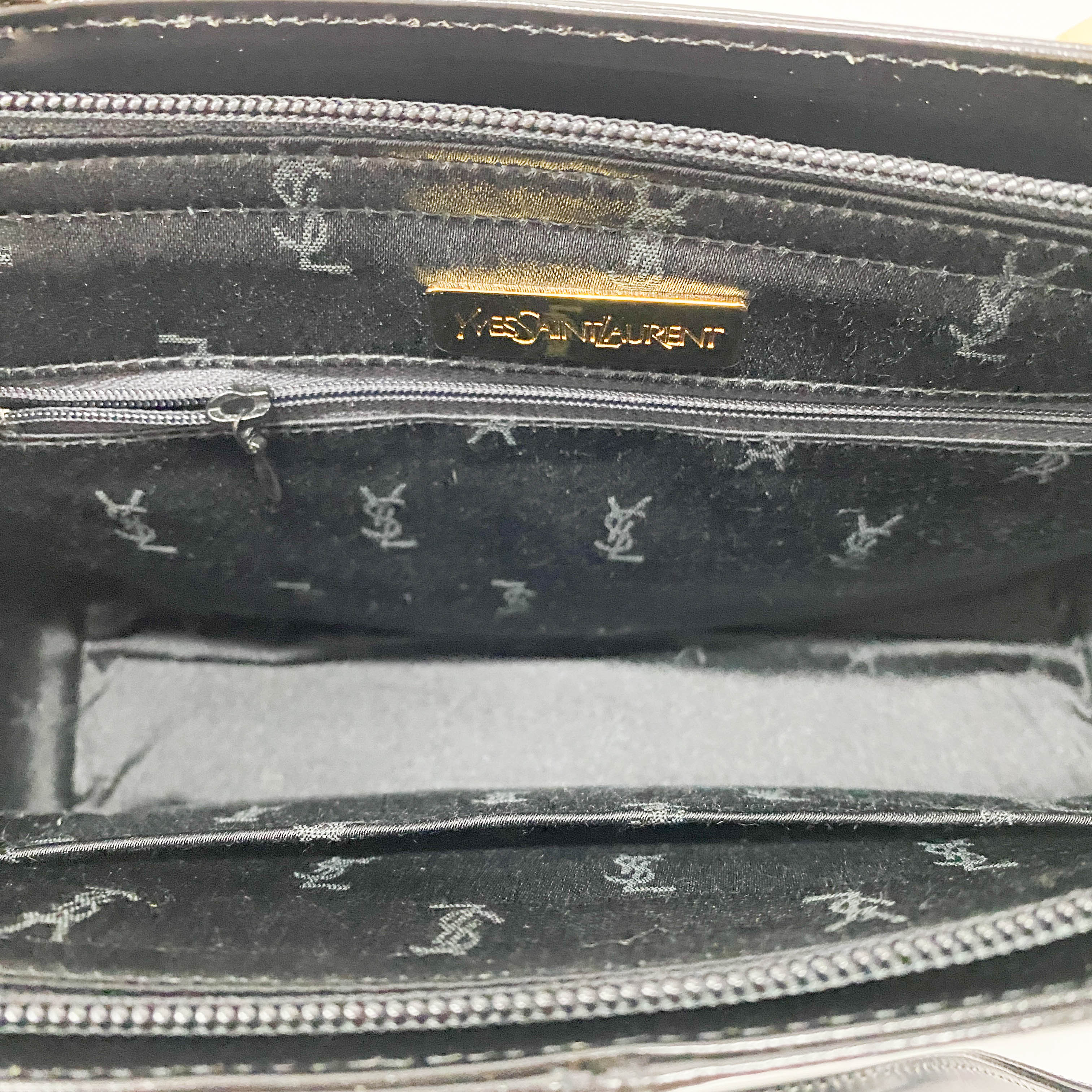 Black Leather Two Way Bag