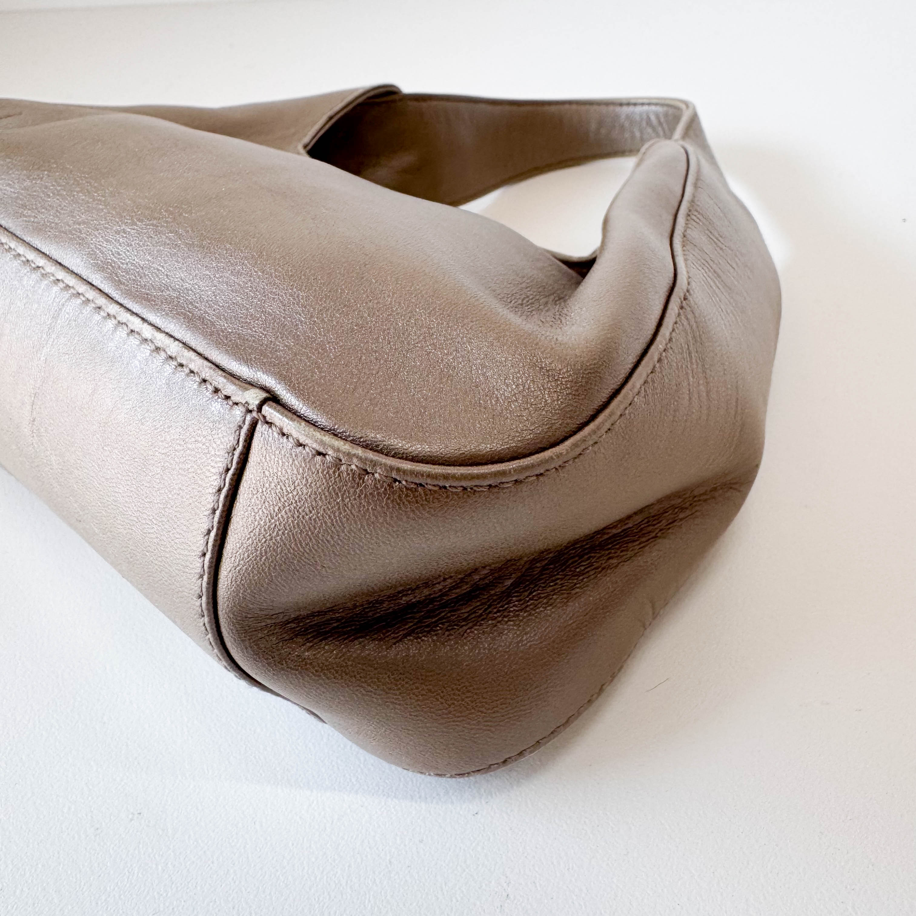 Champagne Gold Mini Hobo Bag