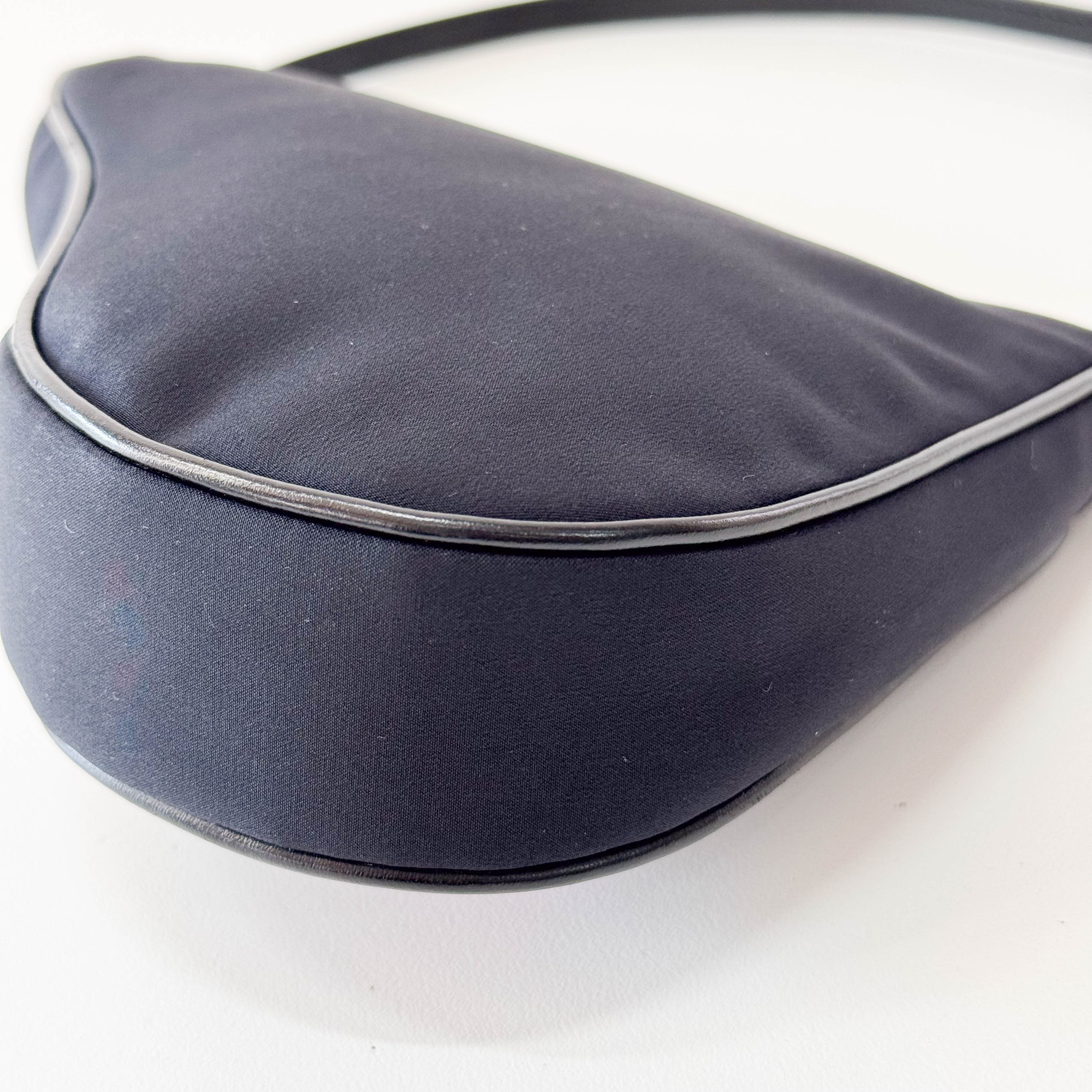 Saddle Mini Multi-colour Roses Nylon Shoulder Bag