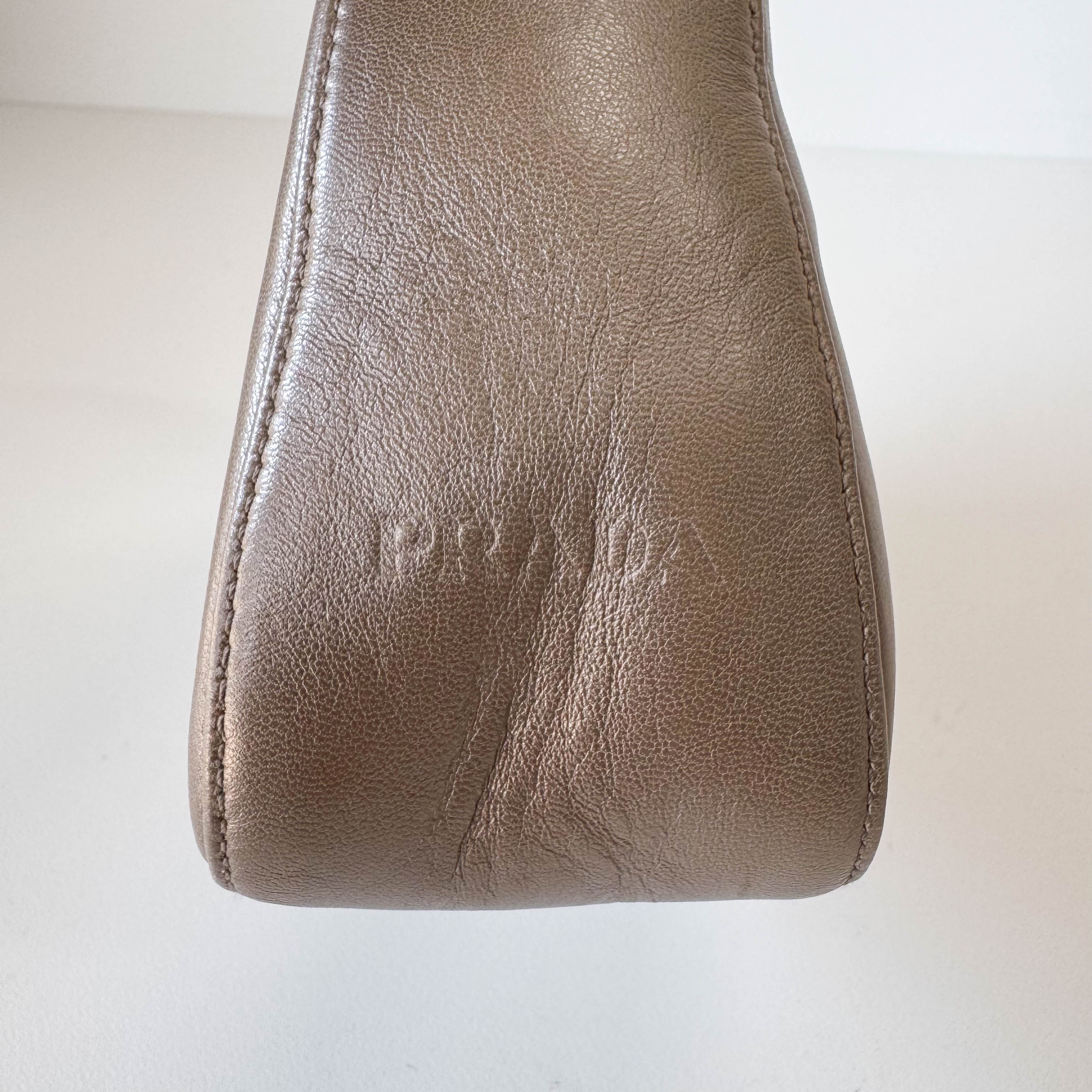 Champagne Gold Mini Hobo Bag