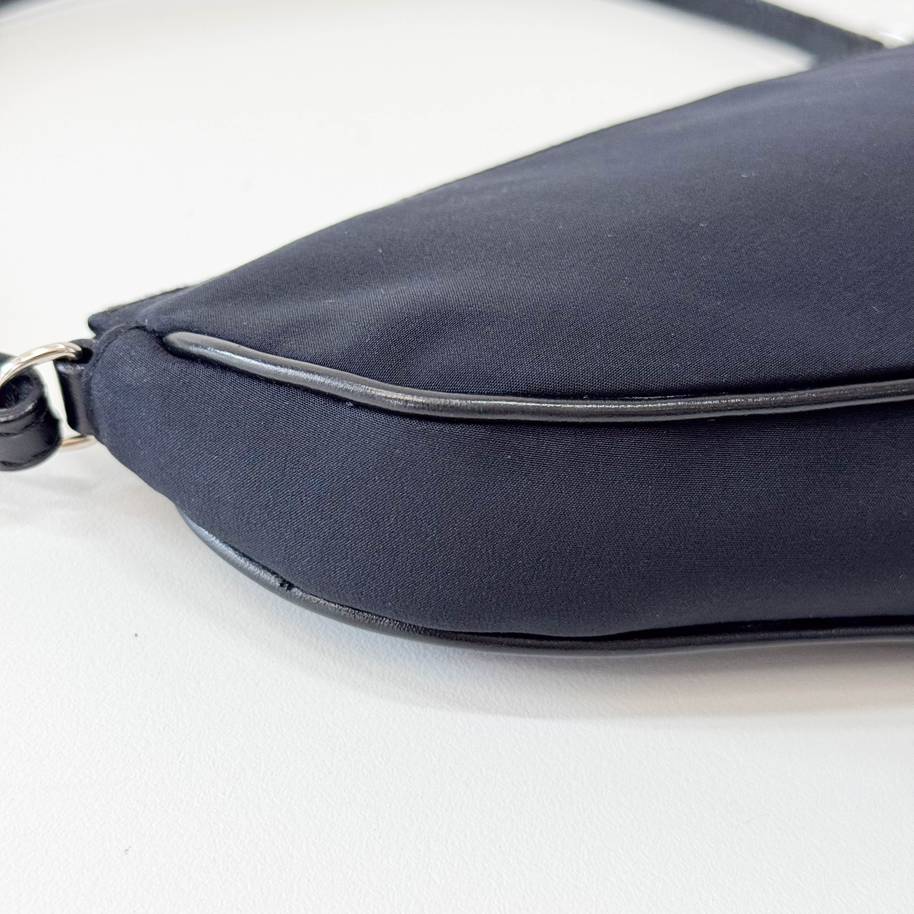 Saddle Mini Multi-colour Roses Nylon Shoulder Bag