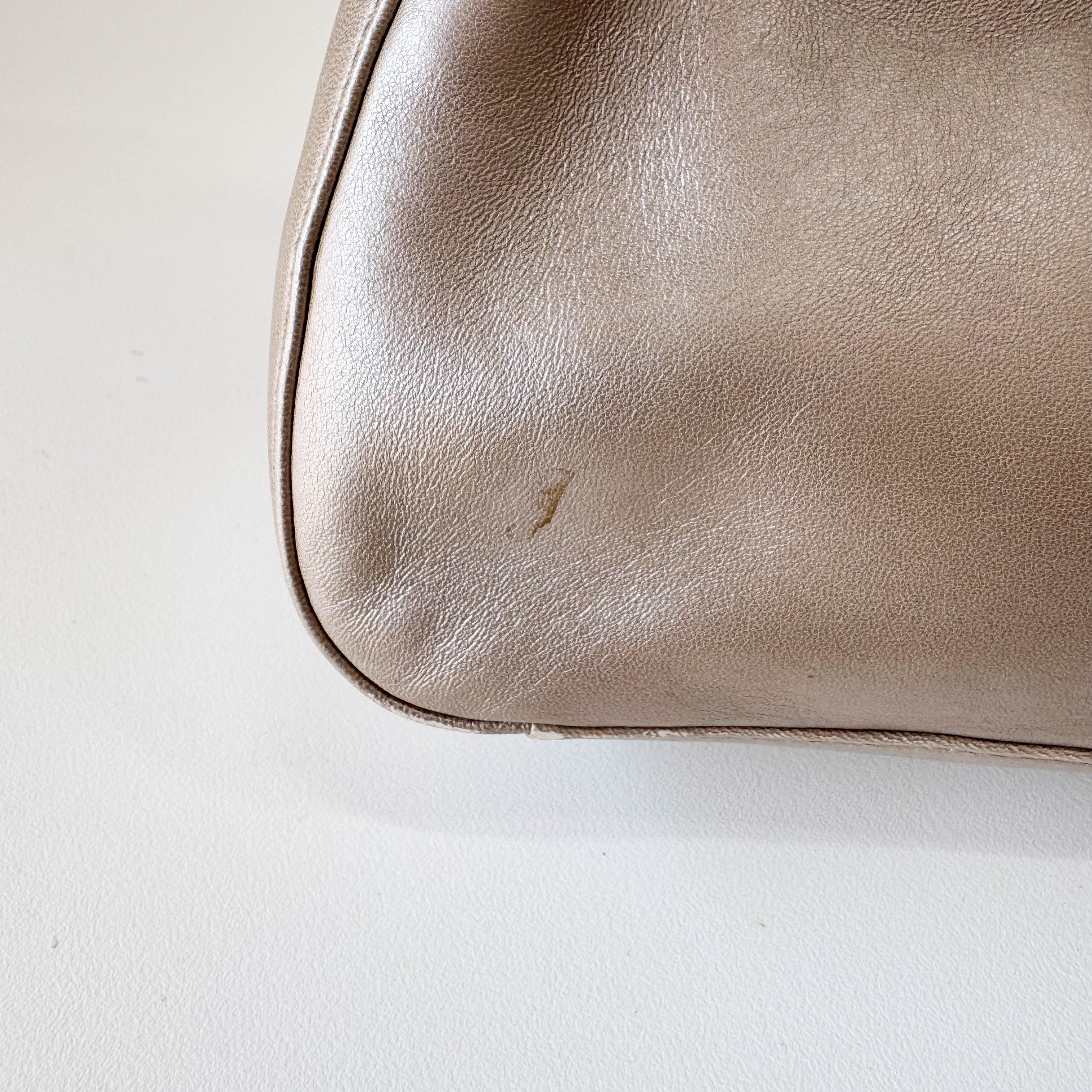 Champagne Gold Mini Hobo Bag