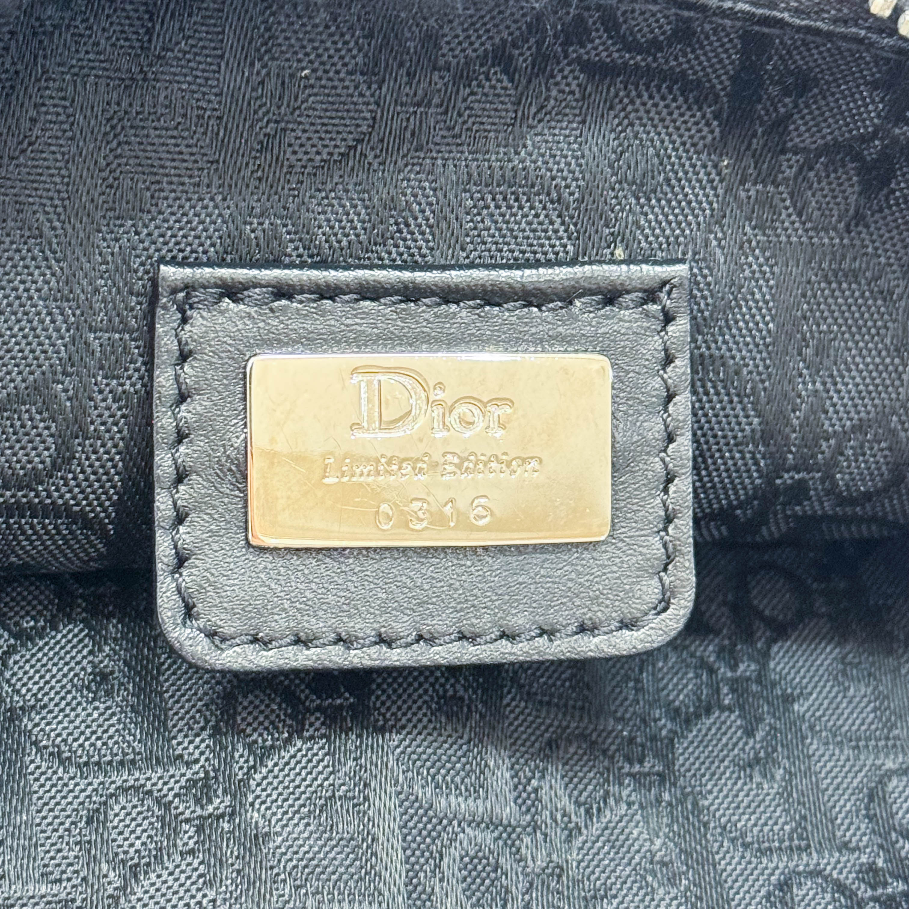 Saddle Mini Multi-colour Roses Nylon Shoulder Bag