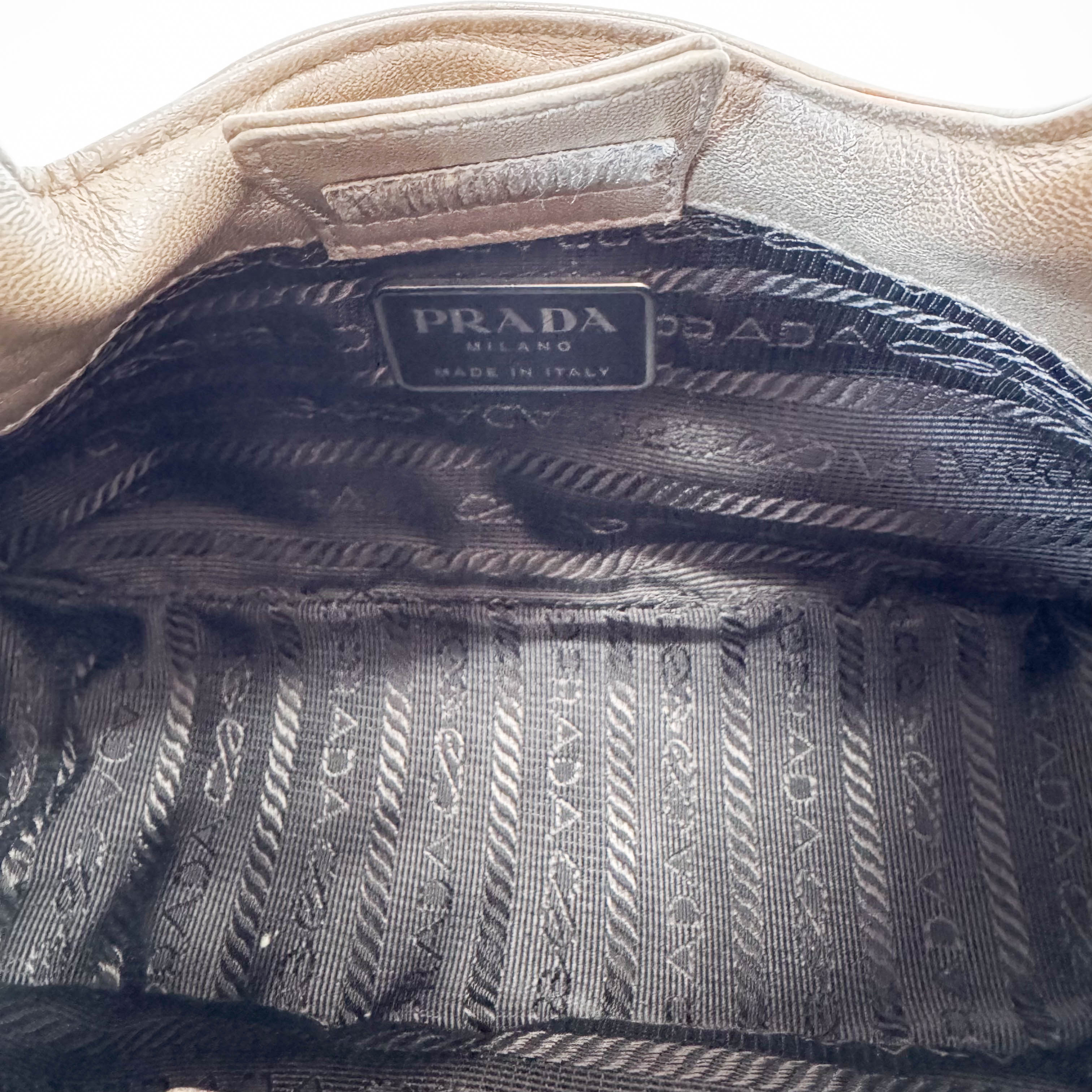 Champagne Gold Mini Hobo Bag