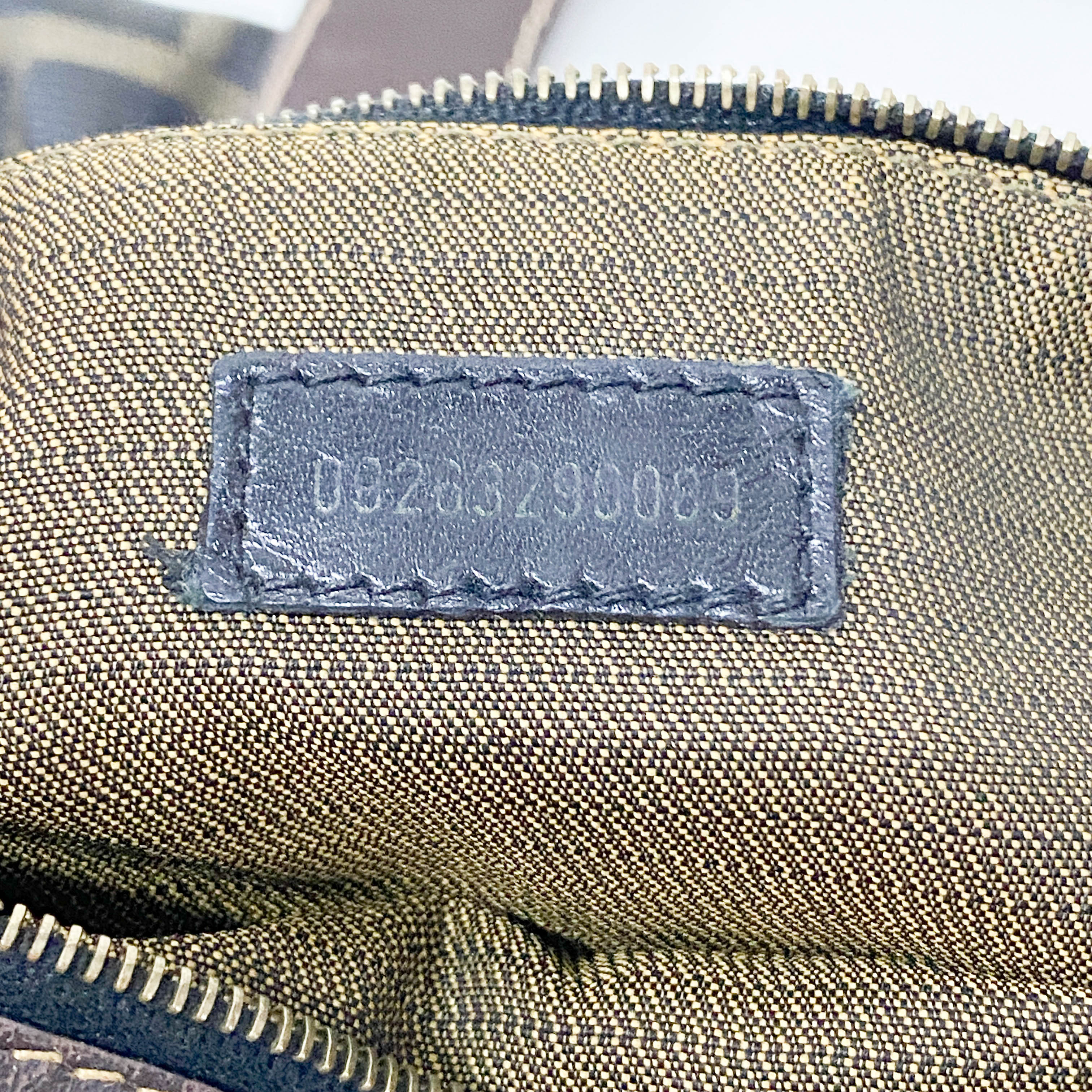 Zucca Brown Canvas Handbag