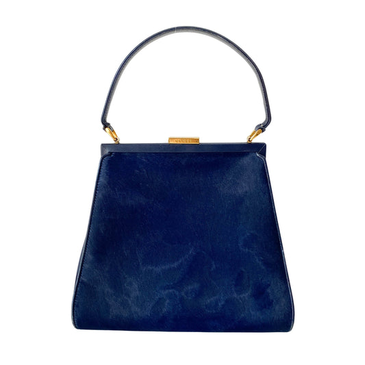 Blue Pony Hair Bag