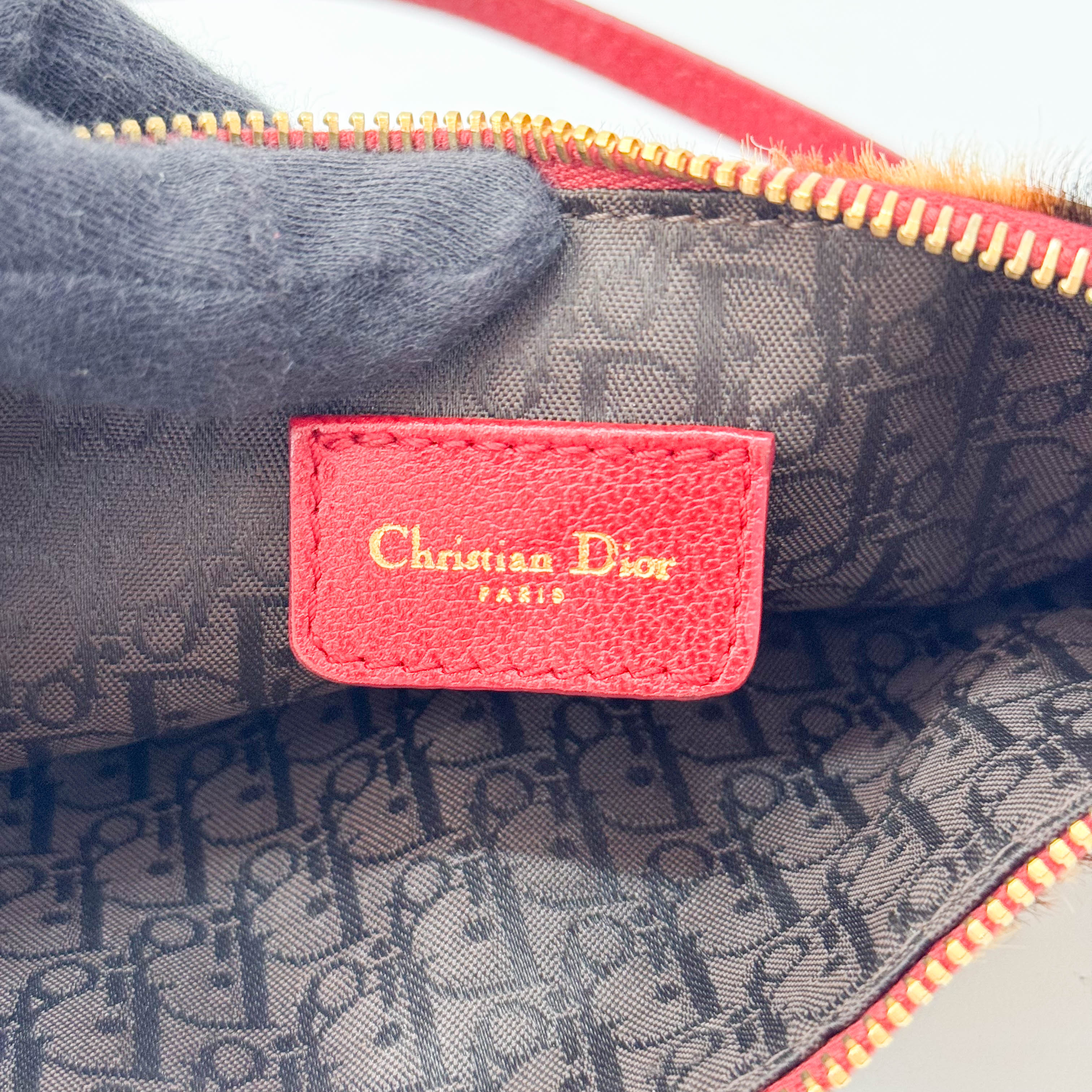 Saddle Mini Yellow Leopard Print Pony Hair Shoulder Bag