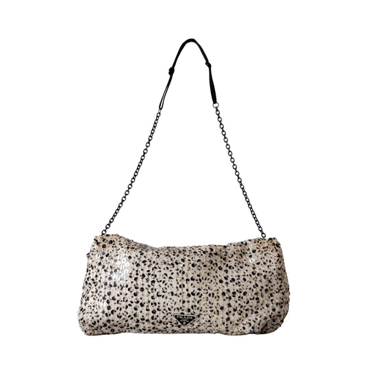 Sequin Triangle Plate with Chain