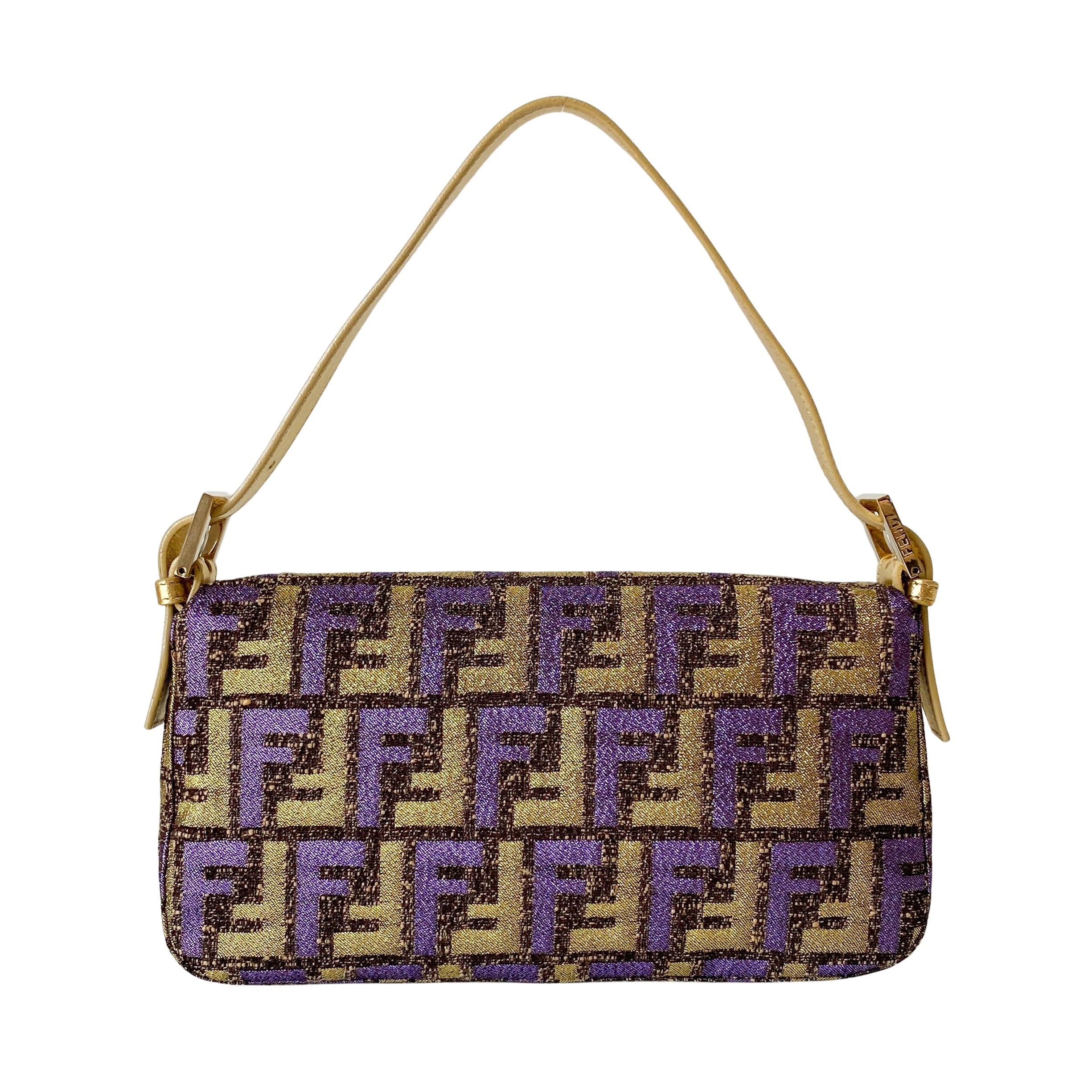 Baguette Multi-colour Zucca Coated Canvas Bag