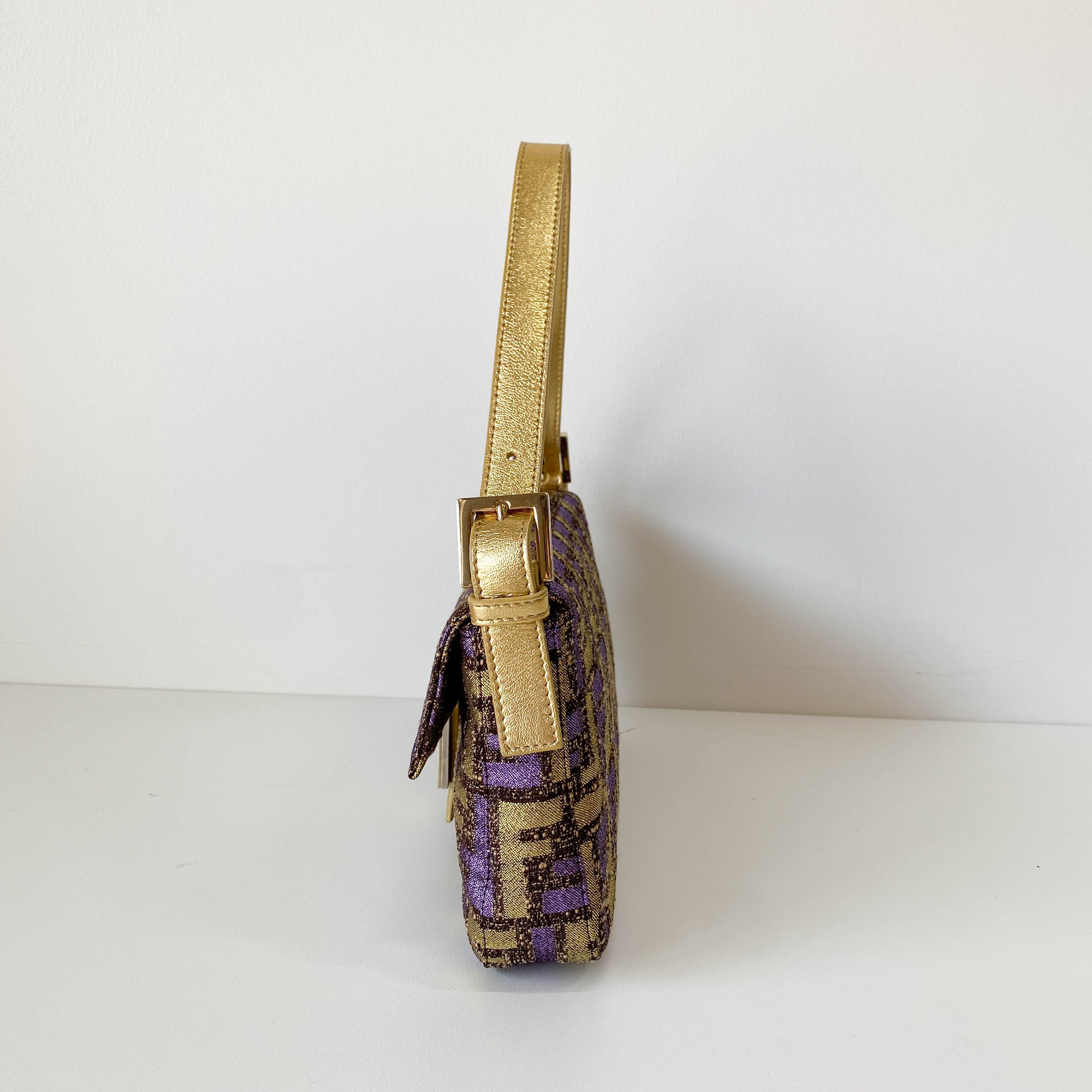 Baguette Multi-colour Zucca Coated Canvas Bag