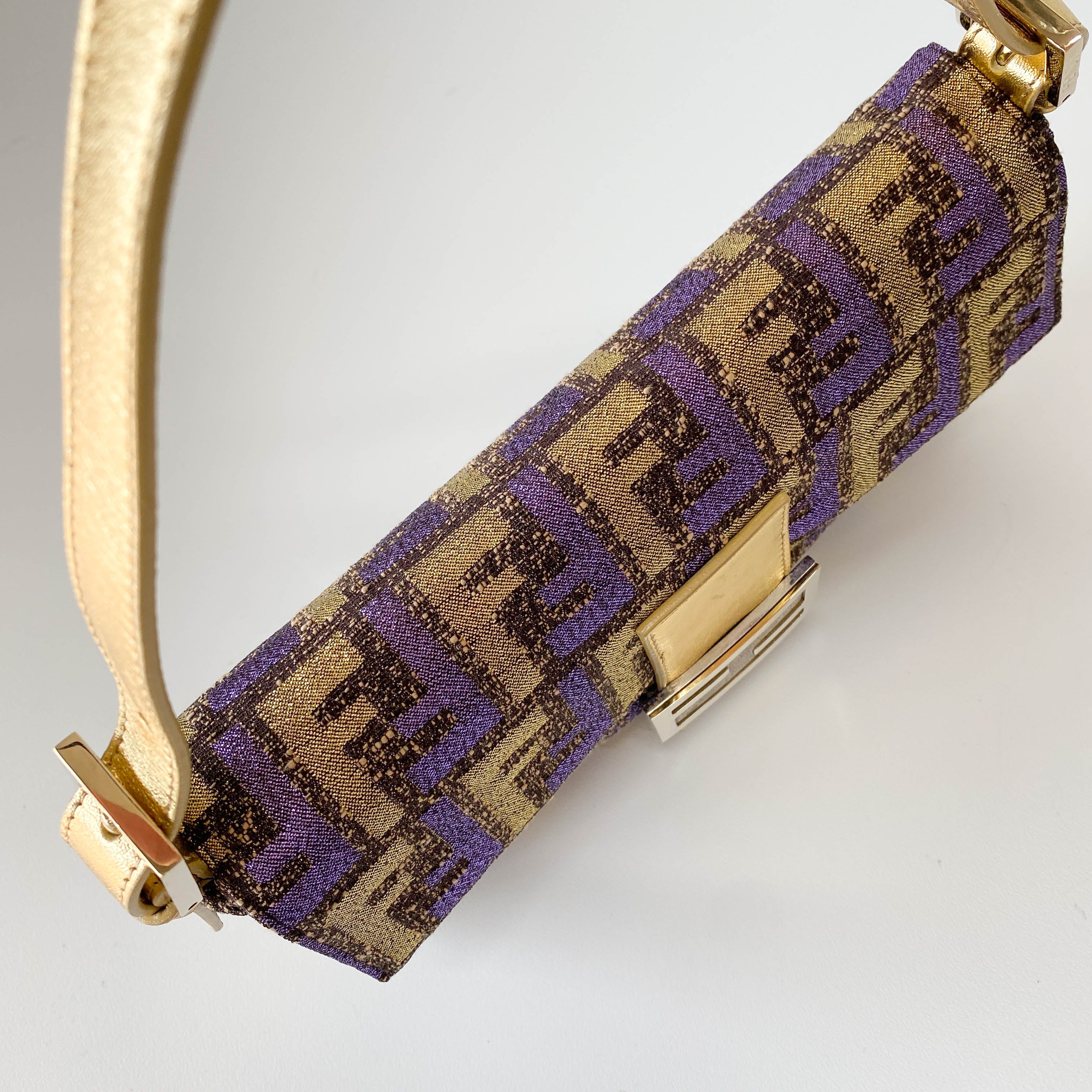 Baguette Multi-colour Zucca Coated Canvas Bag