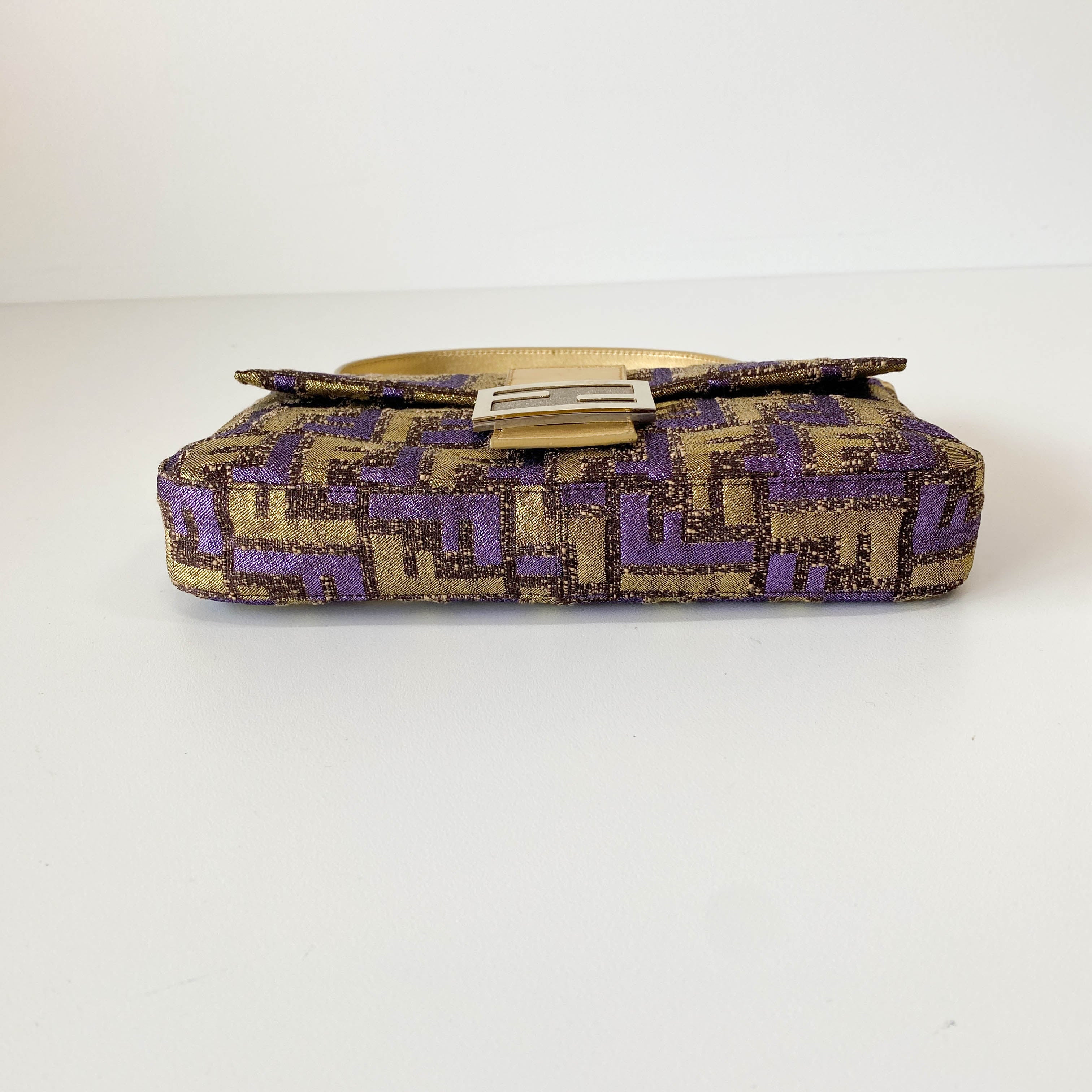 Baguette Multi-colour Zucca Coated Canvas Bag