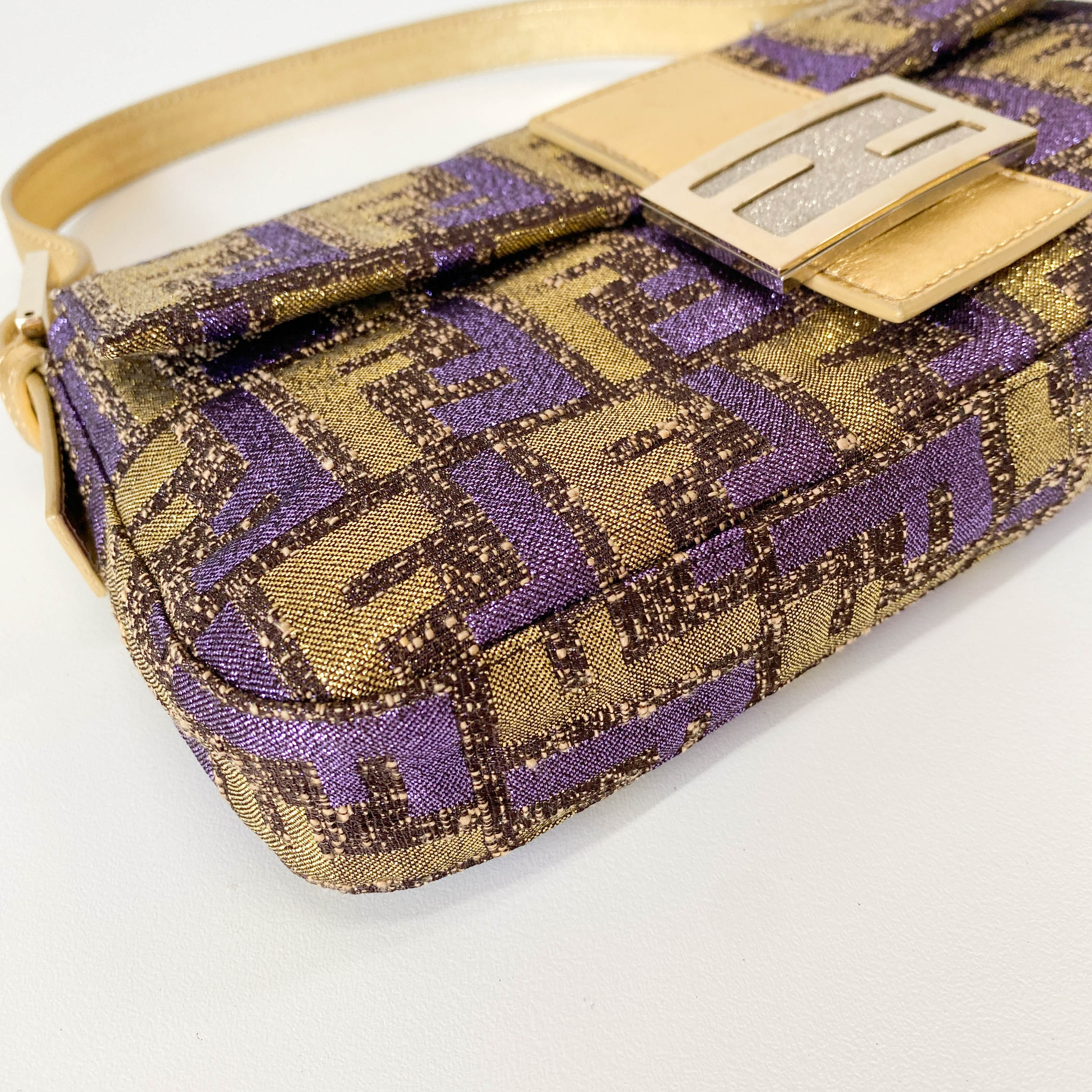 Baguette Multi-colour Zucca Coated Canvas Bag