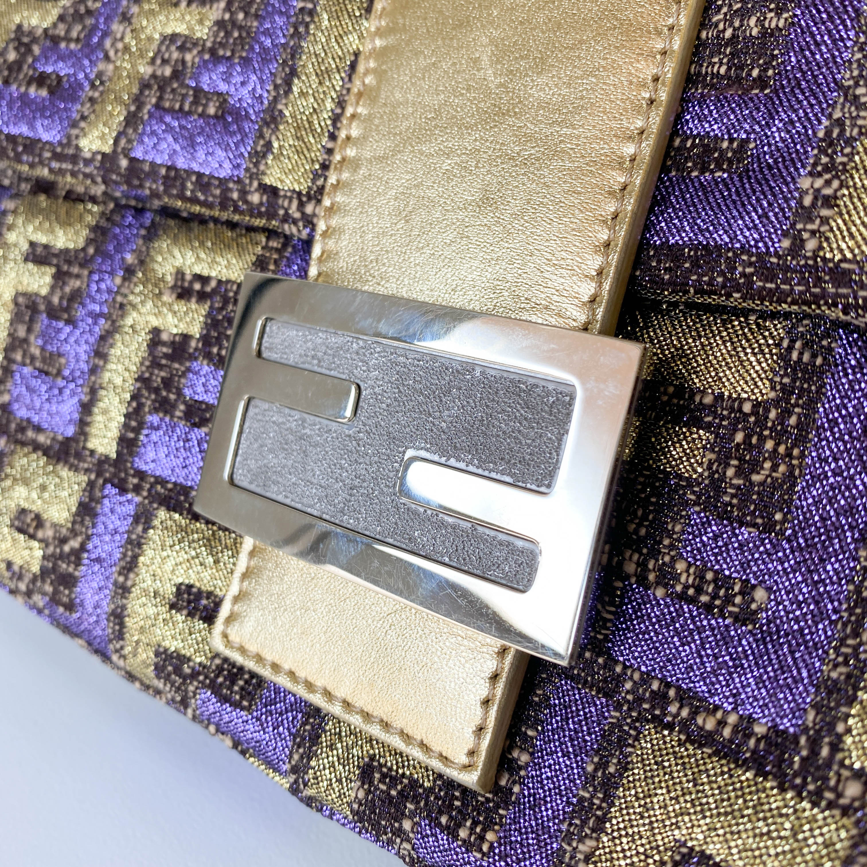 Baguette Multi-colour Zucca Coated Canvas Bag