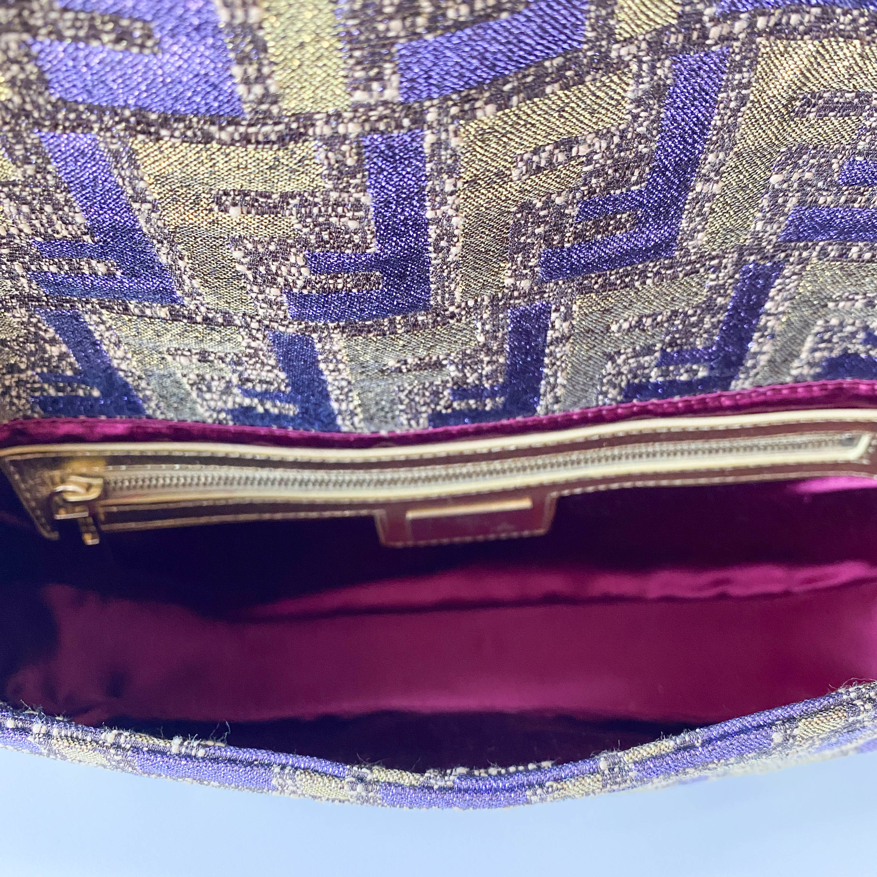 Baguette Multi-colour Zucca Coated Canvas Bag