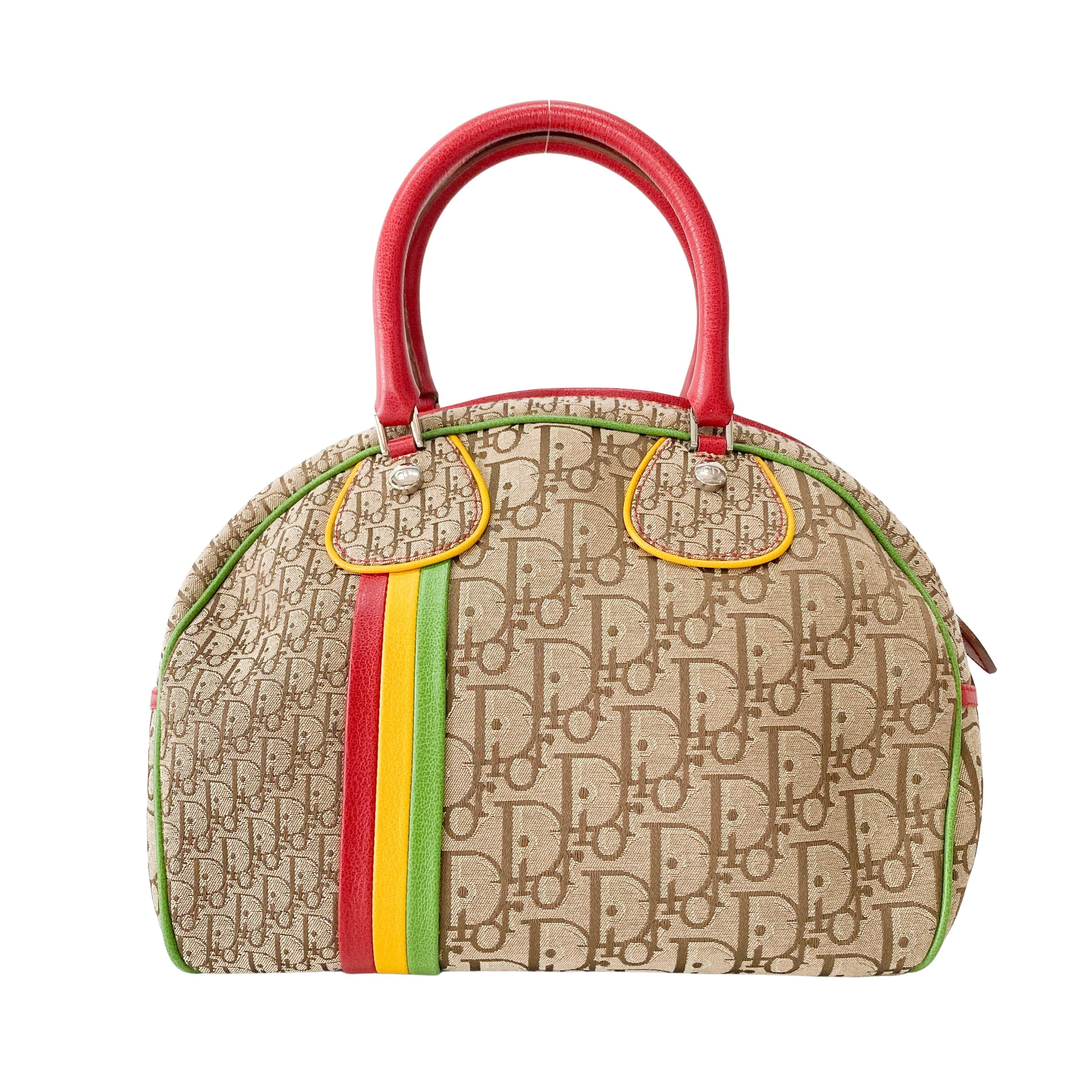 Rasta Trotter Brown Canvas Handbag