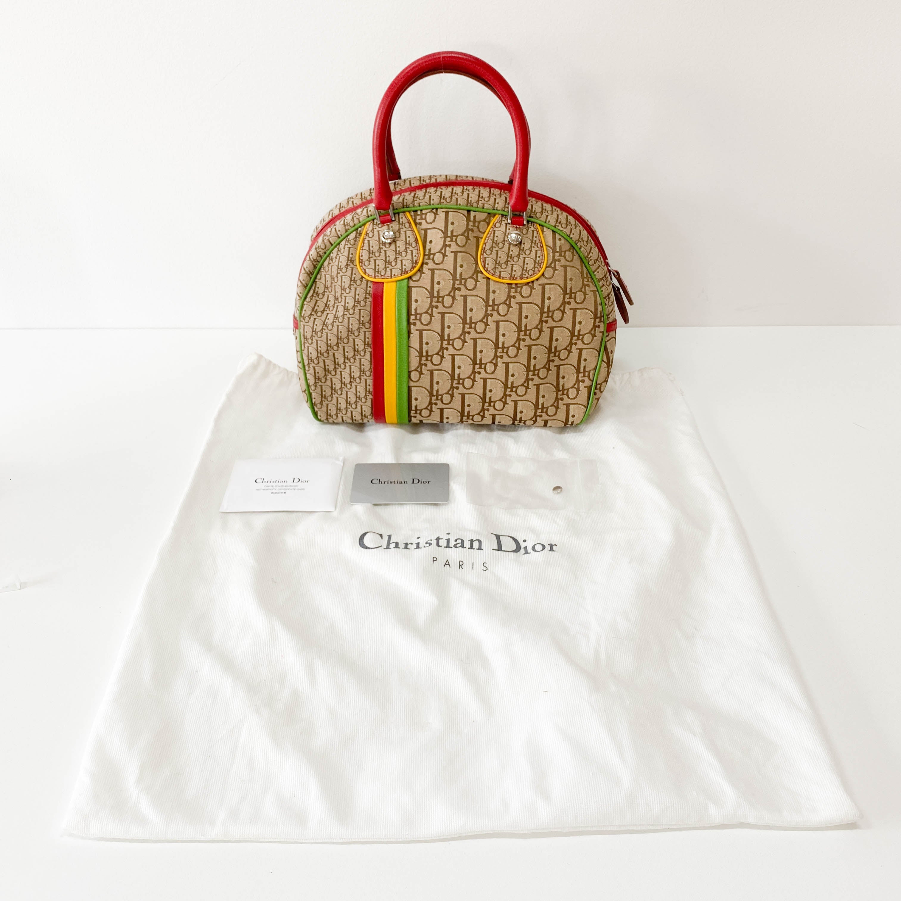 Rasta Trotter Brown Canvas Handbag
