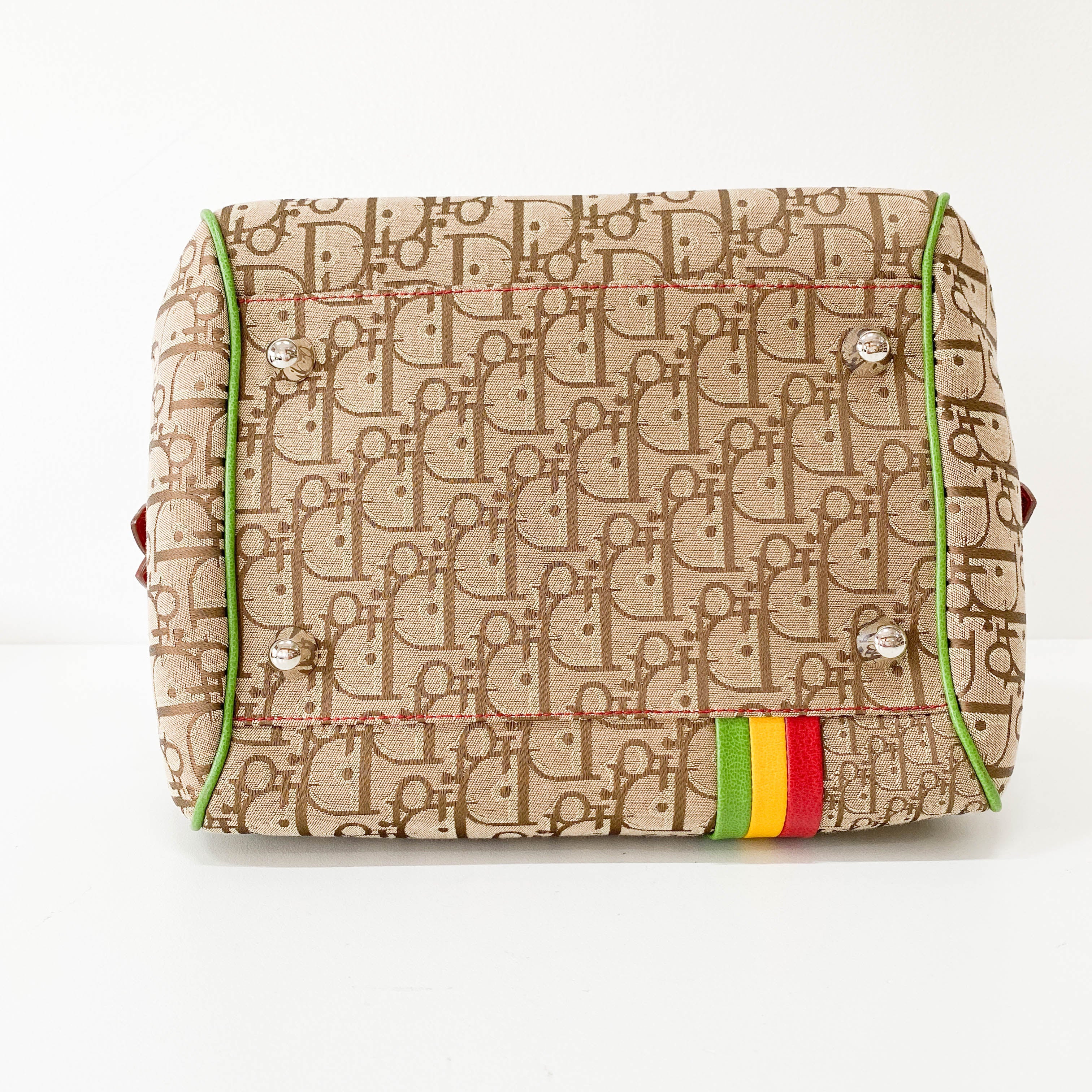 Rasta Trotter Brown Canvas Handbag