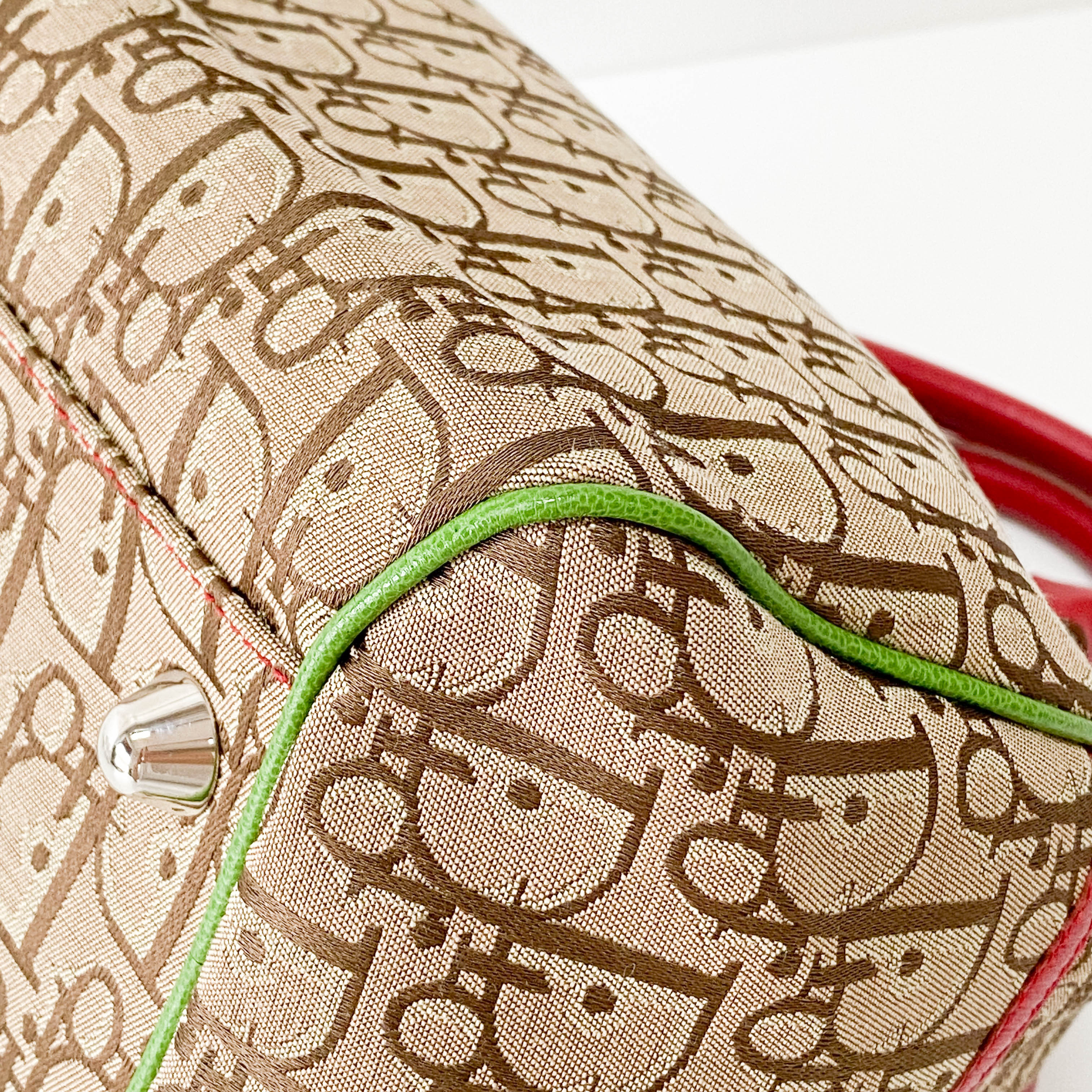 Rasta Trotter Brown Canvas Handbag