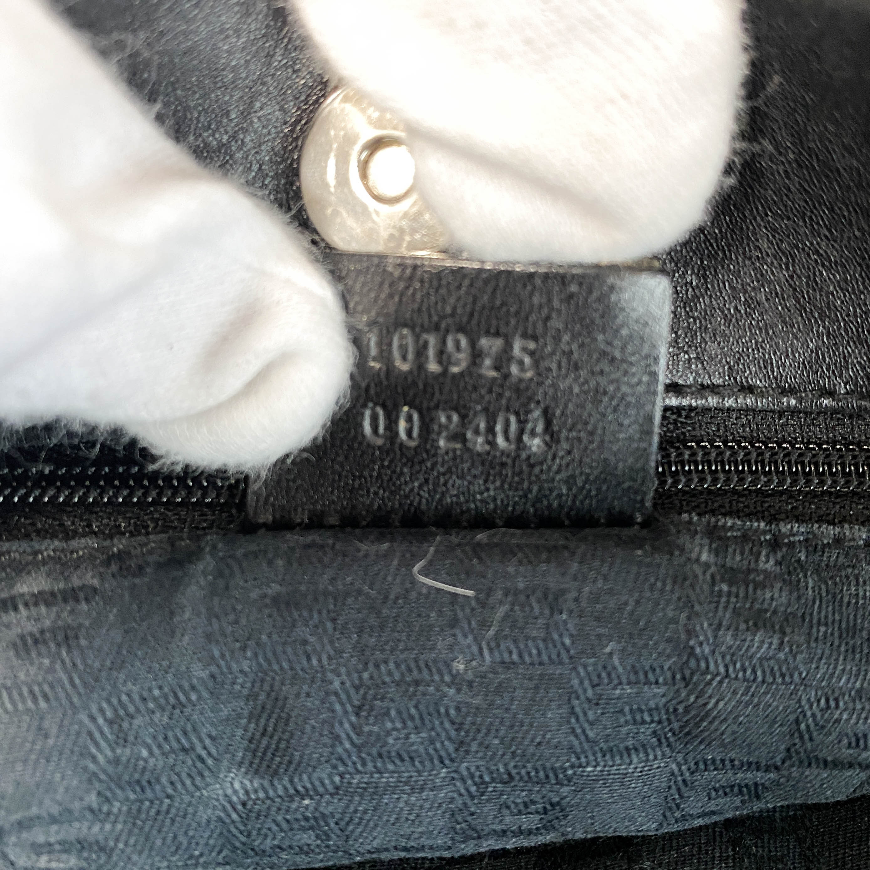 Vintage Black Suede Horsebit Shoulder Bag