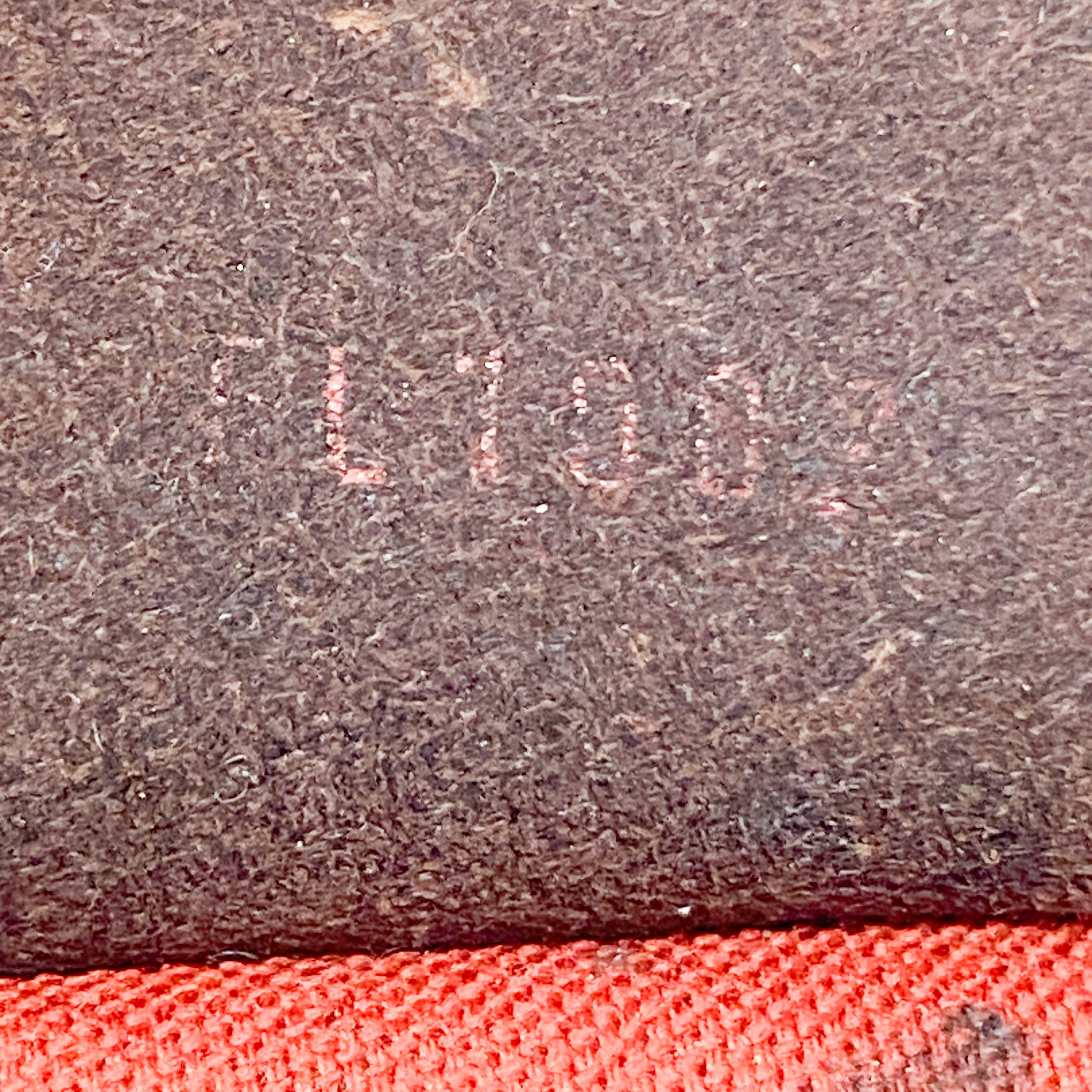 Damie Small Brown Checkered Pochette Shoulder Bag