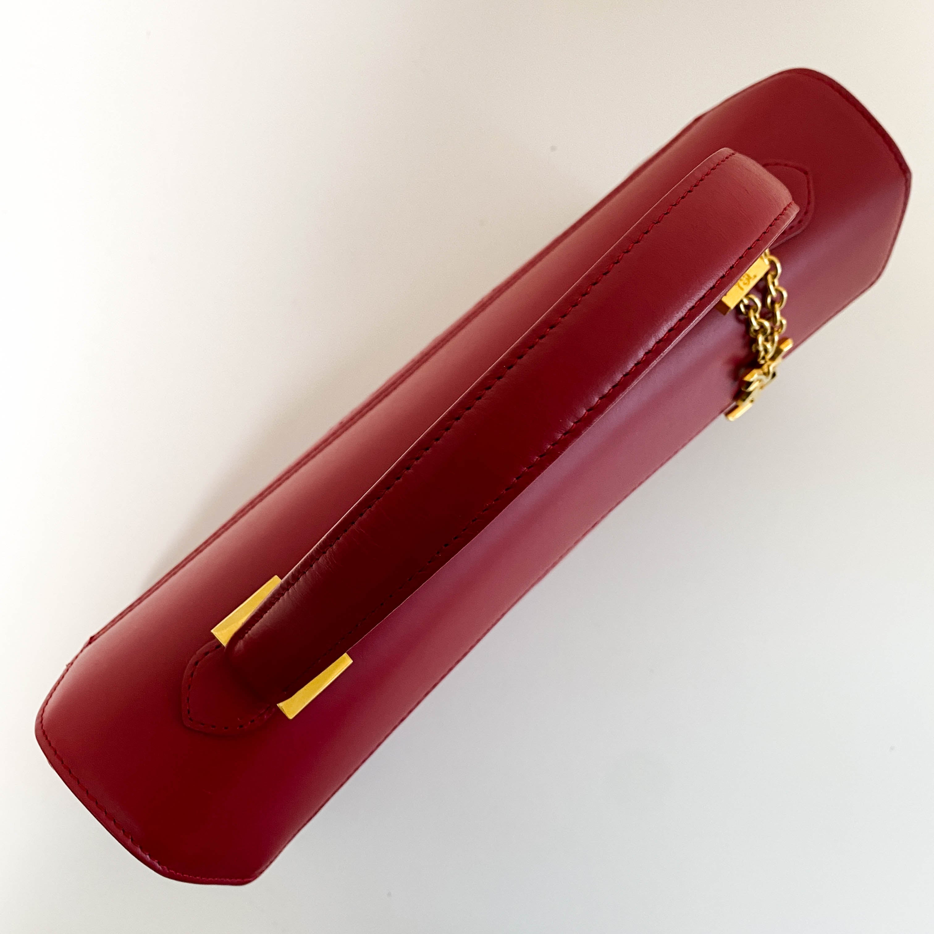 Vintage YSL Red Leather Handbag