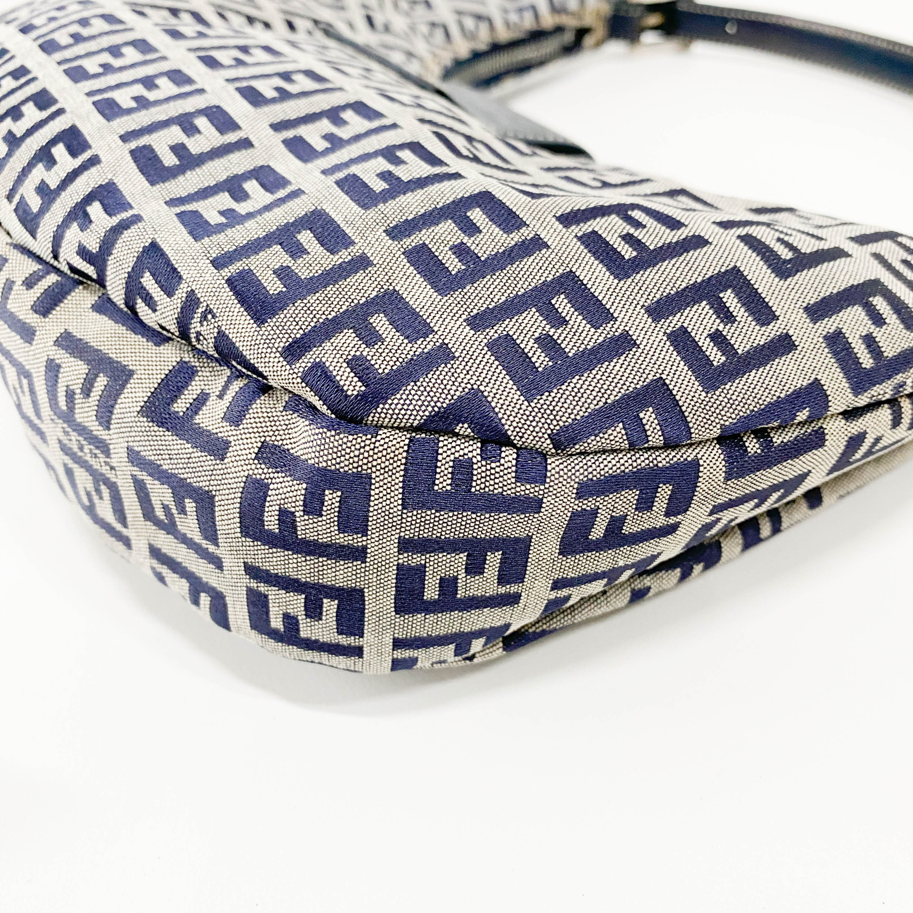 Zucca Mini Navy Hobo Shoulder Bag