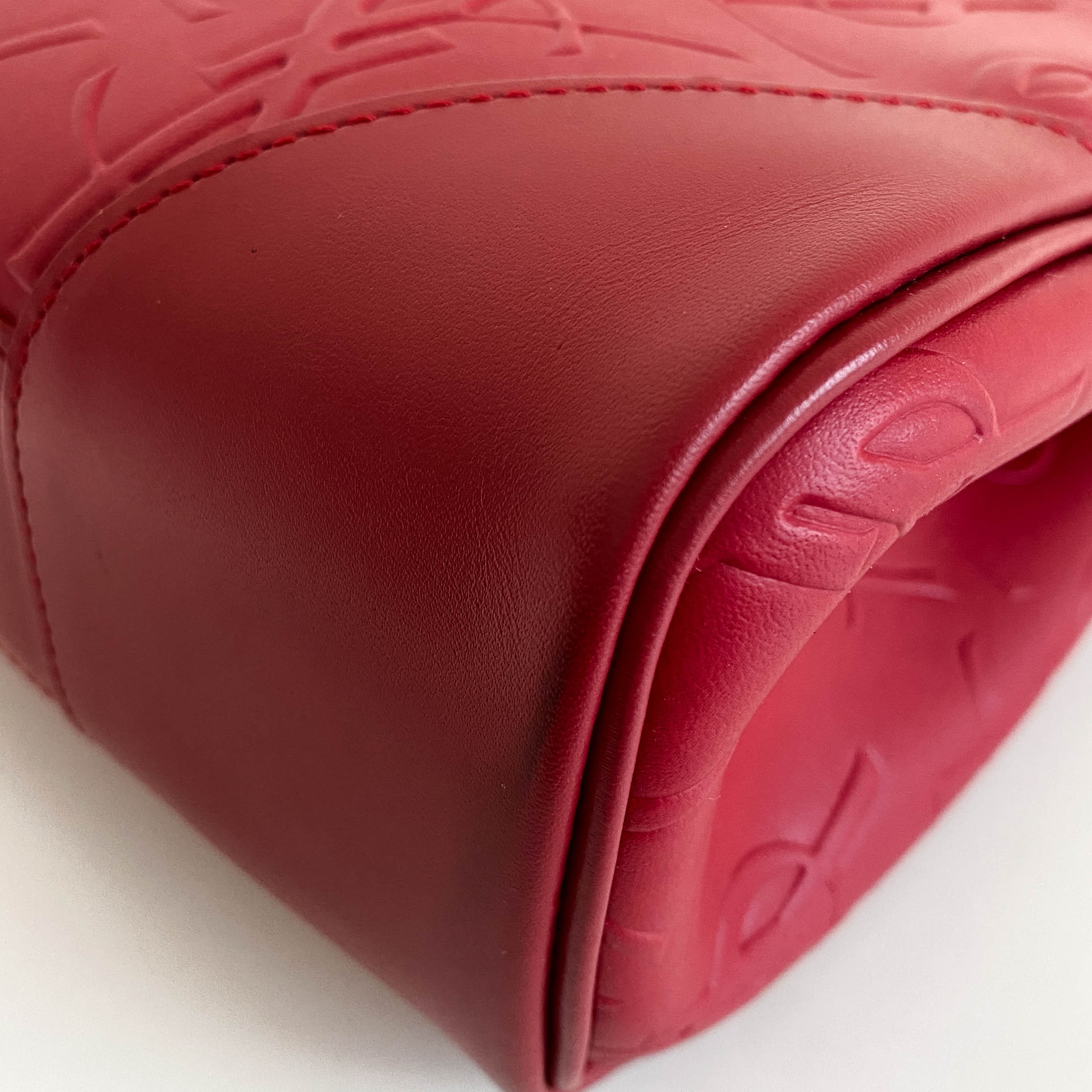 Vintage YSL Red Leather Handbag