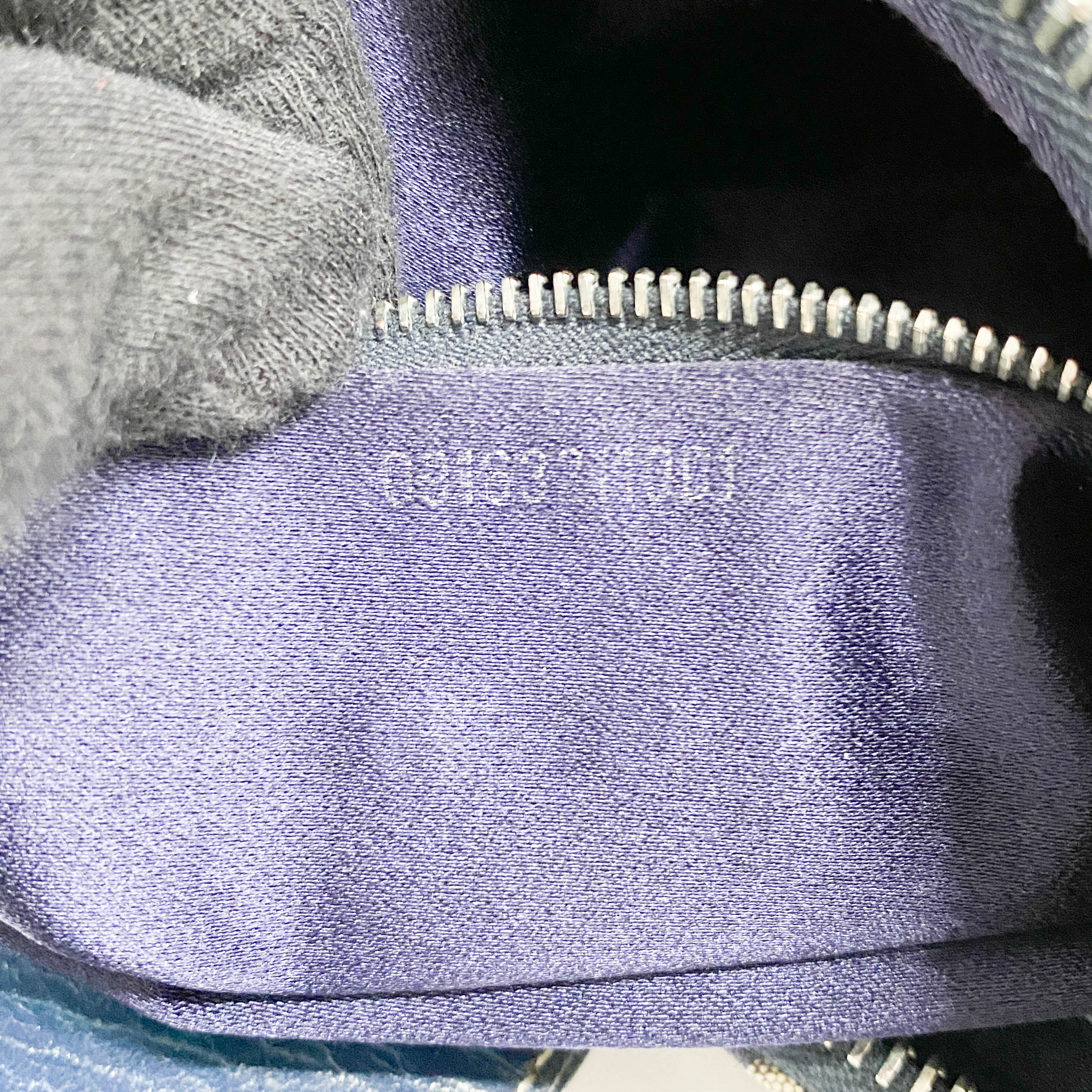 Zucca Mini Navy Hobo Shoulder Bag