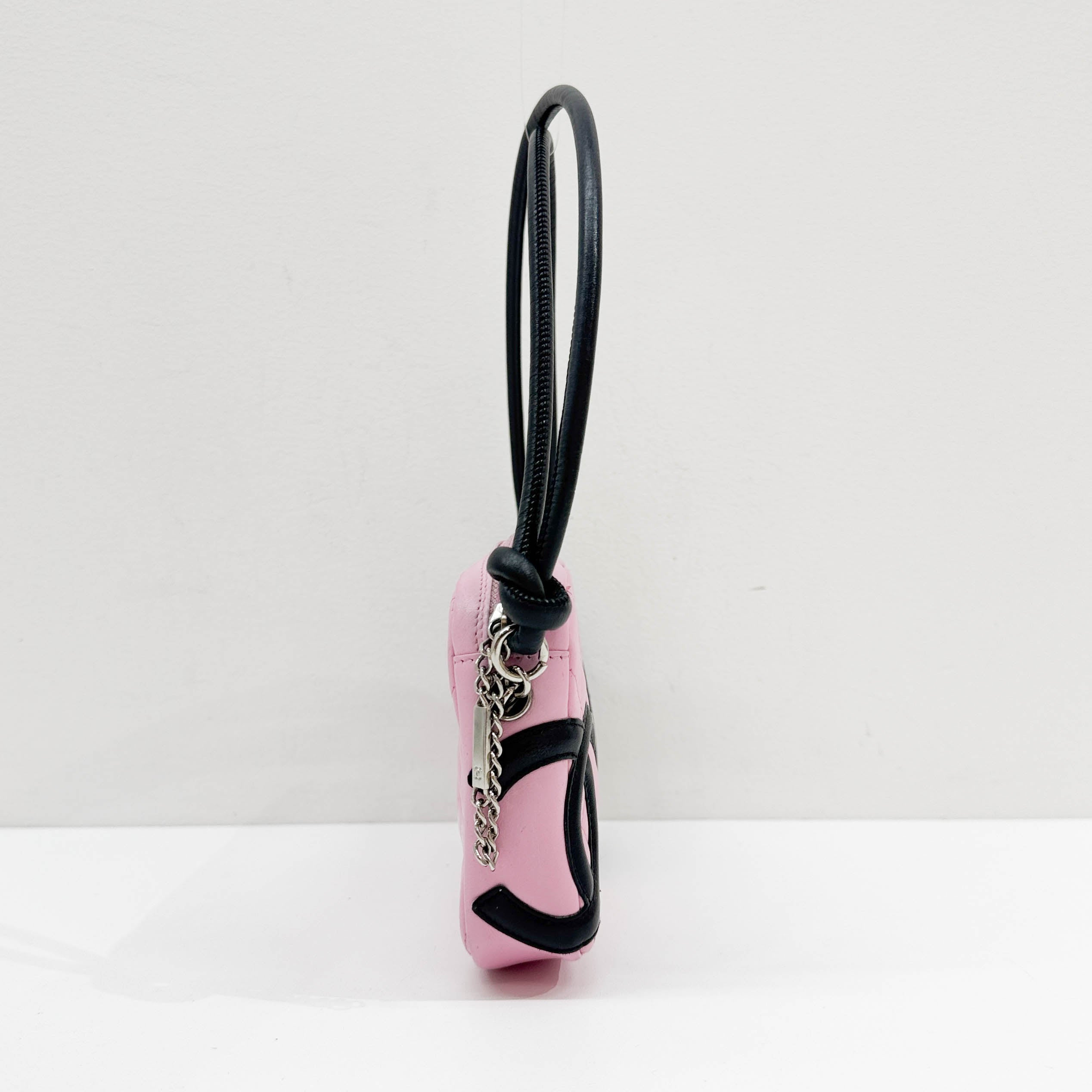 Cambon Pink Leather Shoulder Bag