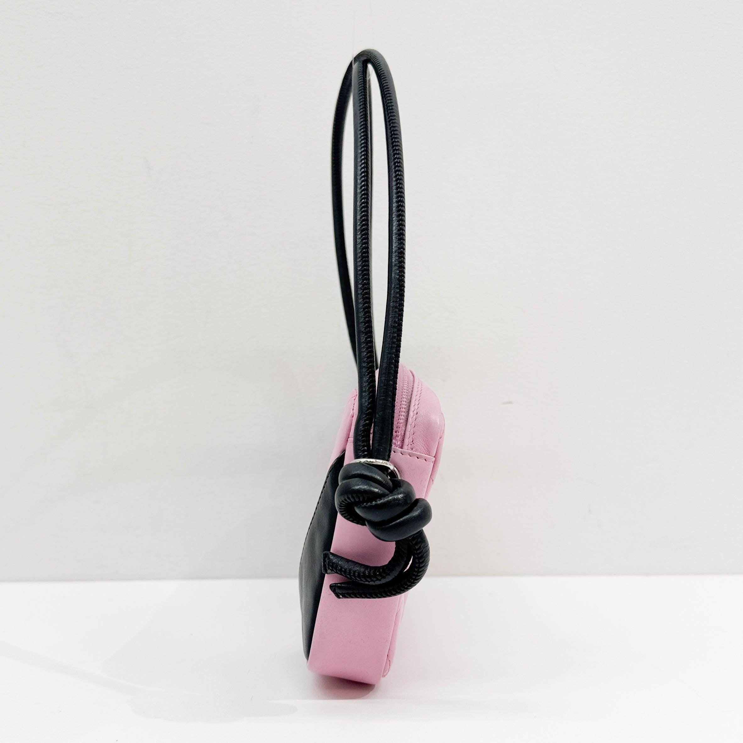 Cambon Pink Leather Shoulder Bag