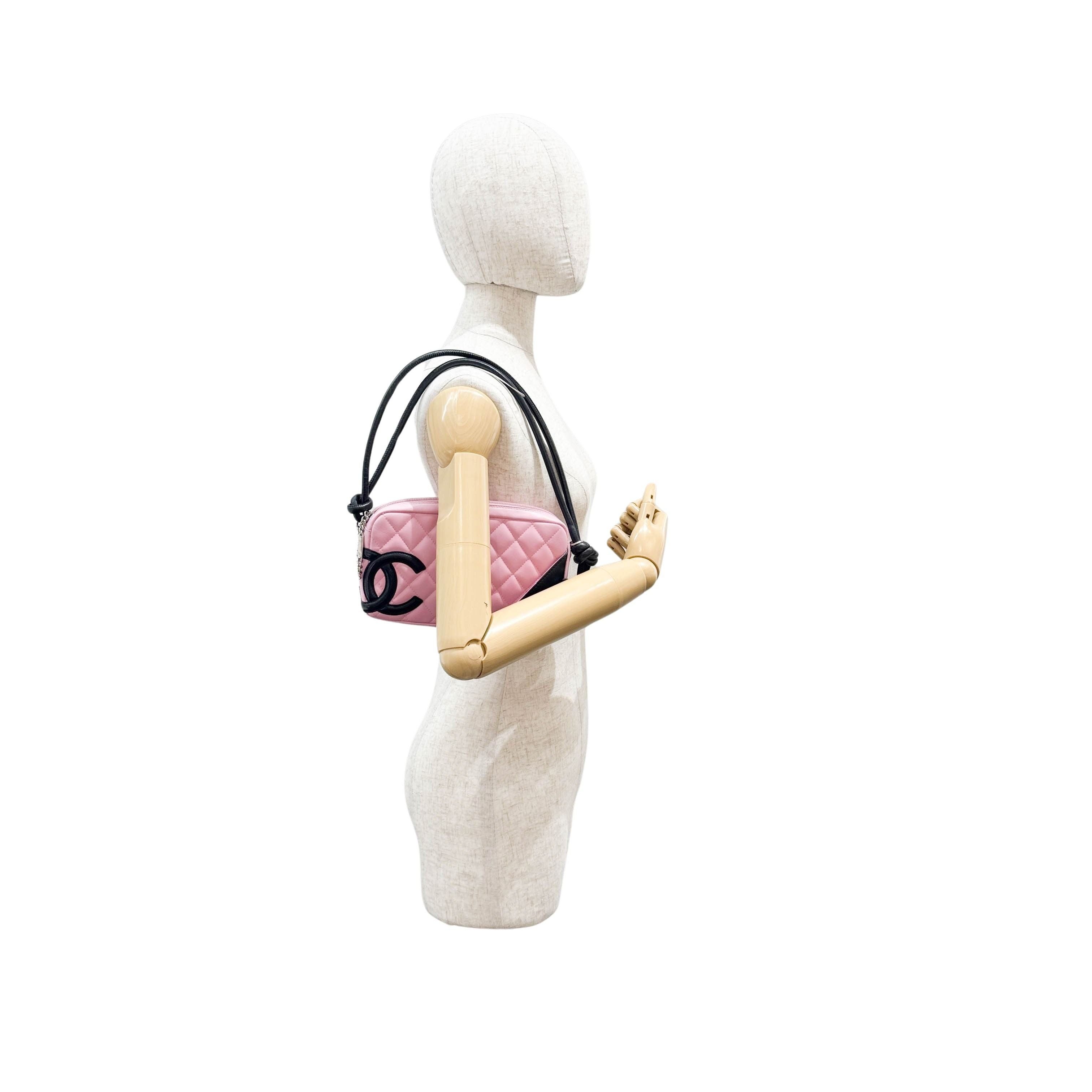 Cambon Pink Leather Shoulder Bag