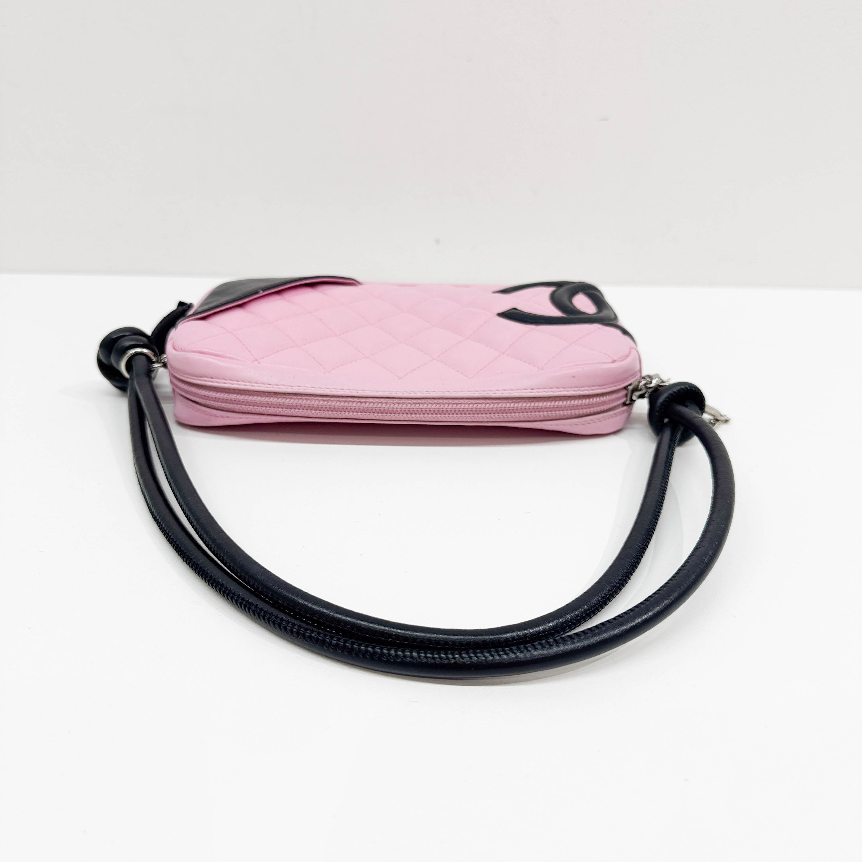 Cambon Pink Leather Shoulder Bag