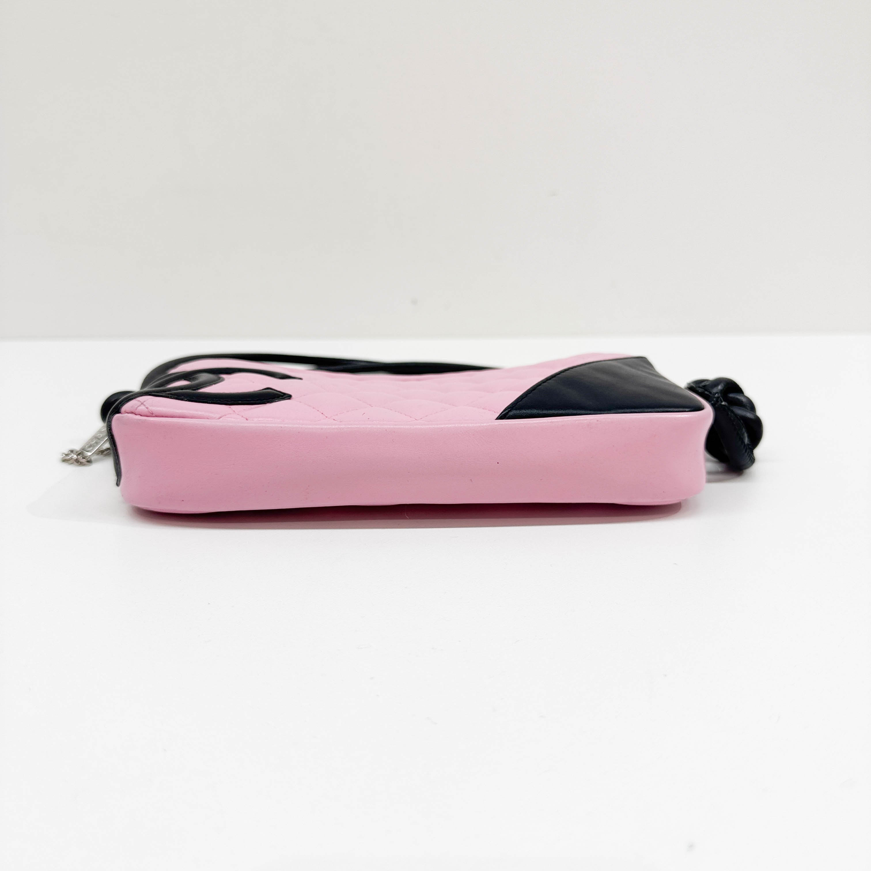 Cambon Pink Leather Shoulder Bag