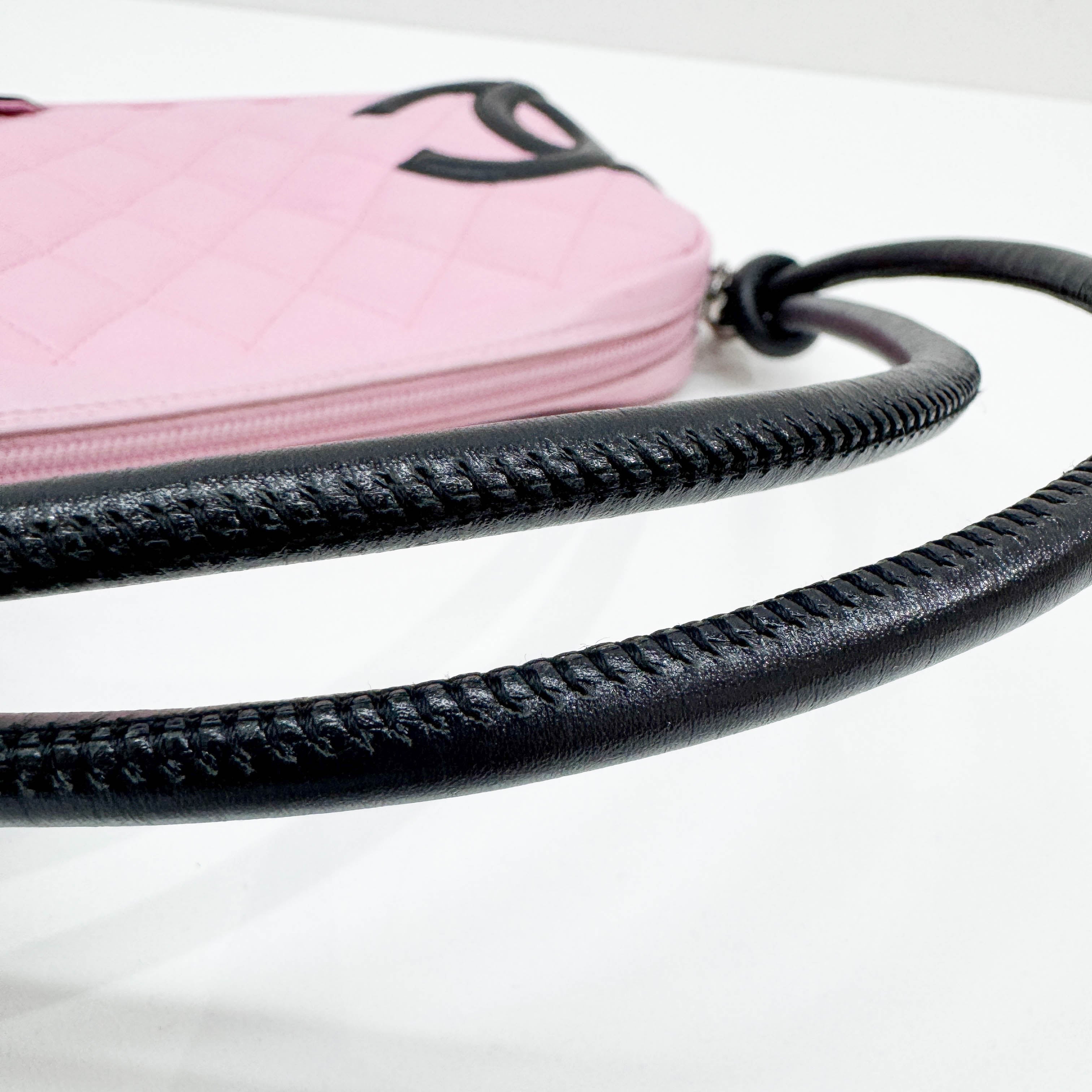 Cambon Pink Leather Shoulder Bag