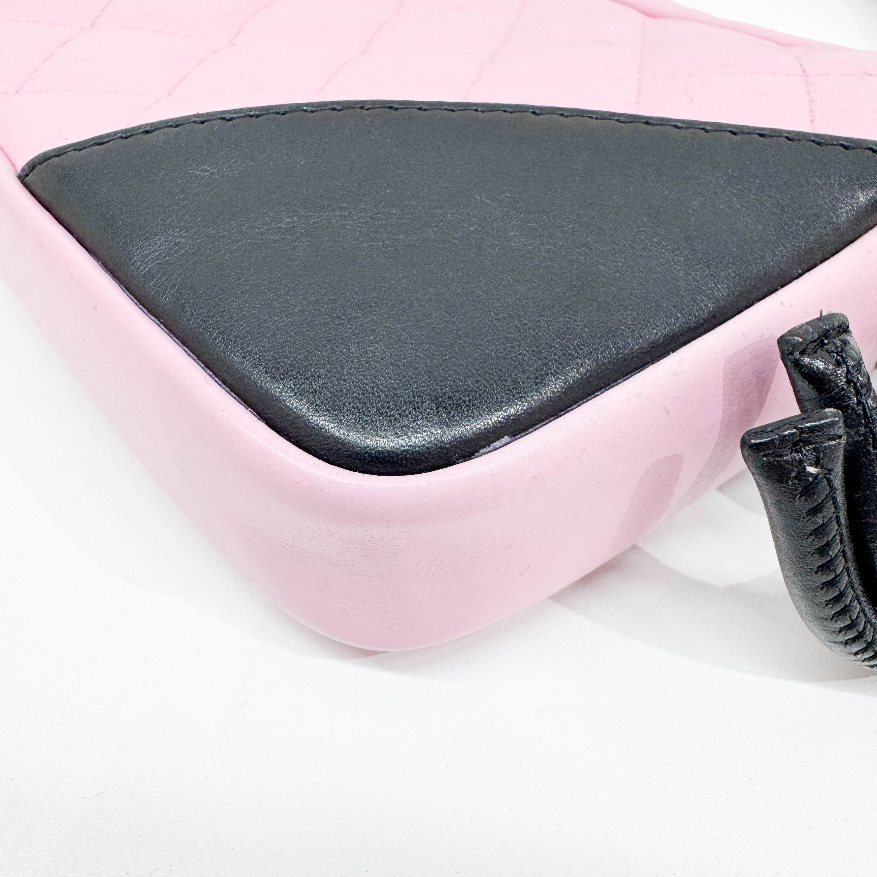 Cambon Pink Leather Shoulder Bag