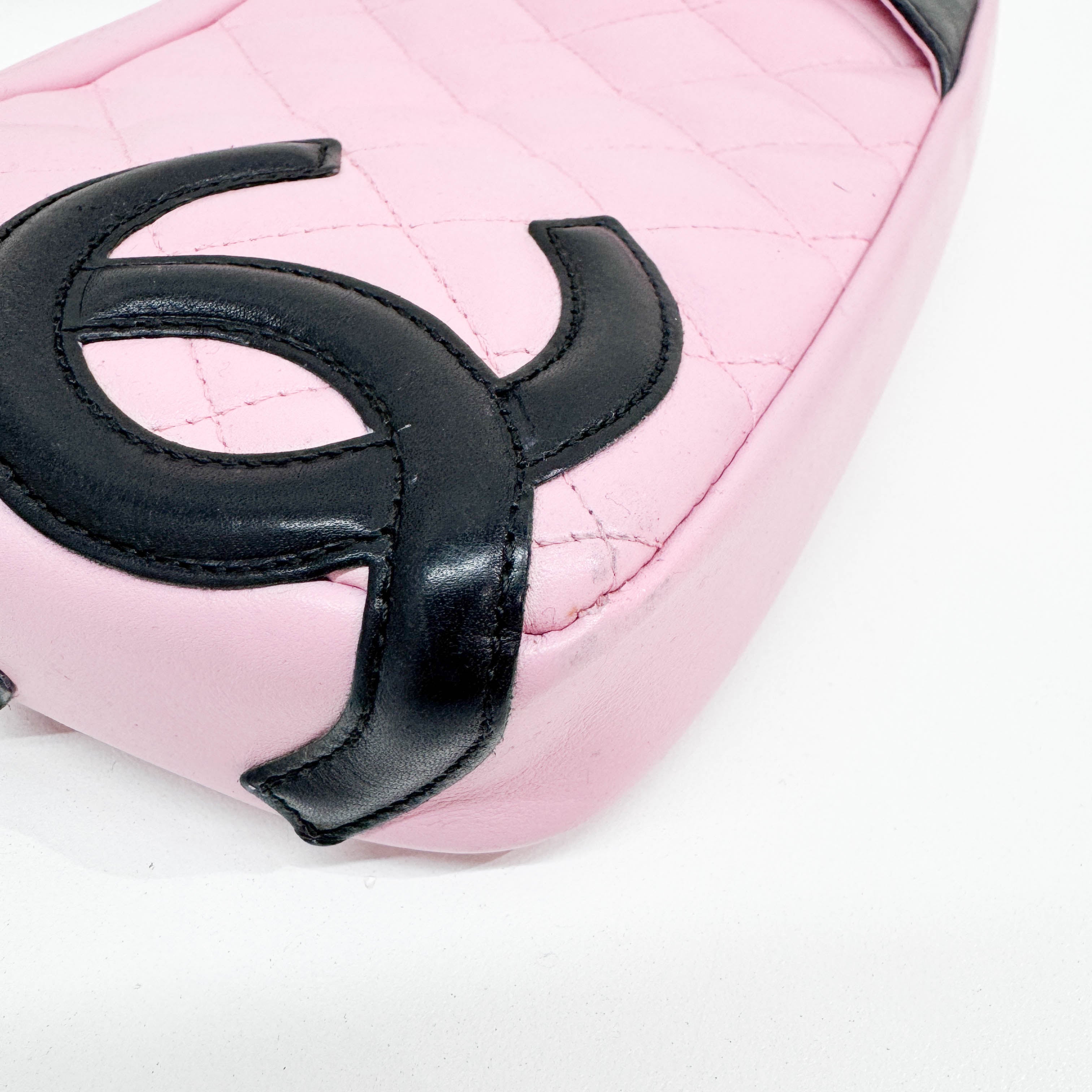 Cambon Pink Leather Shoulder Bag